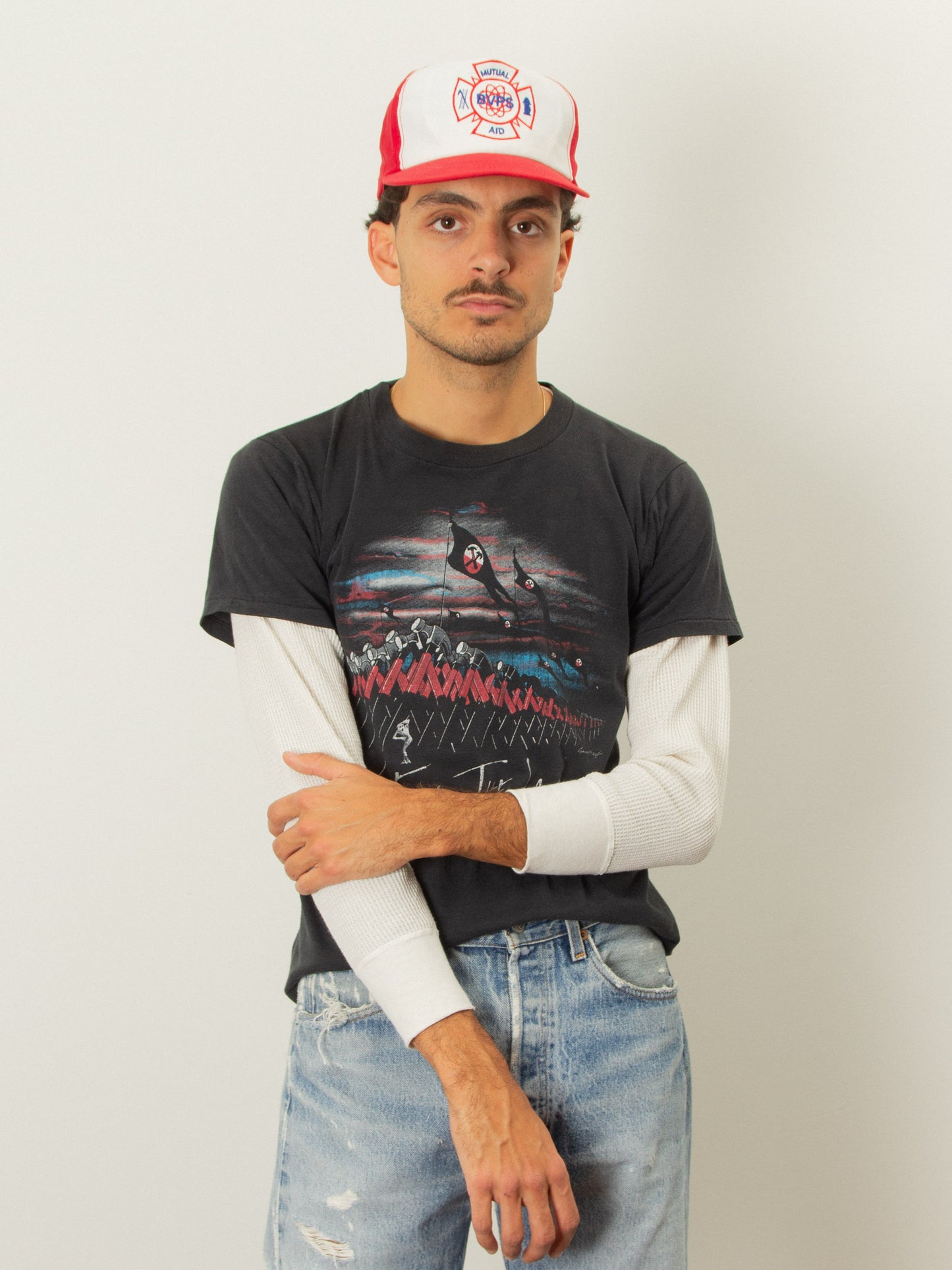 Vtg Long John Thermal Shirt