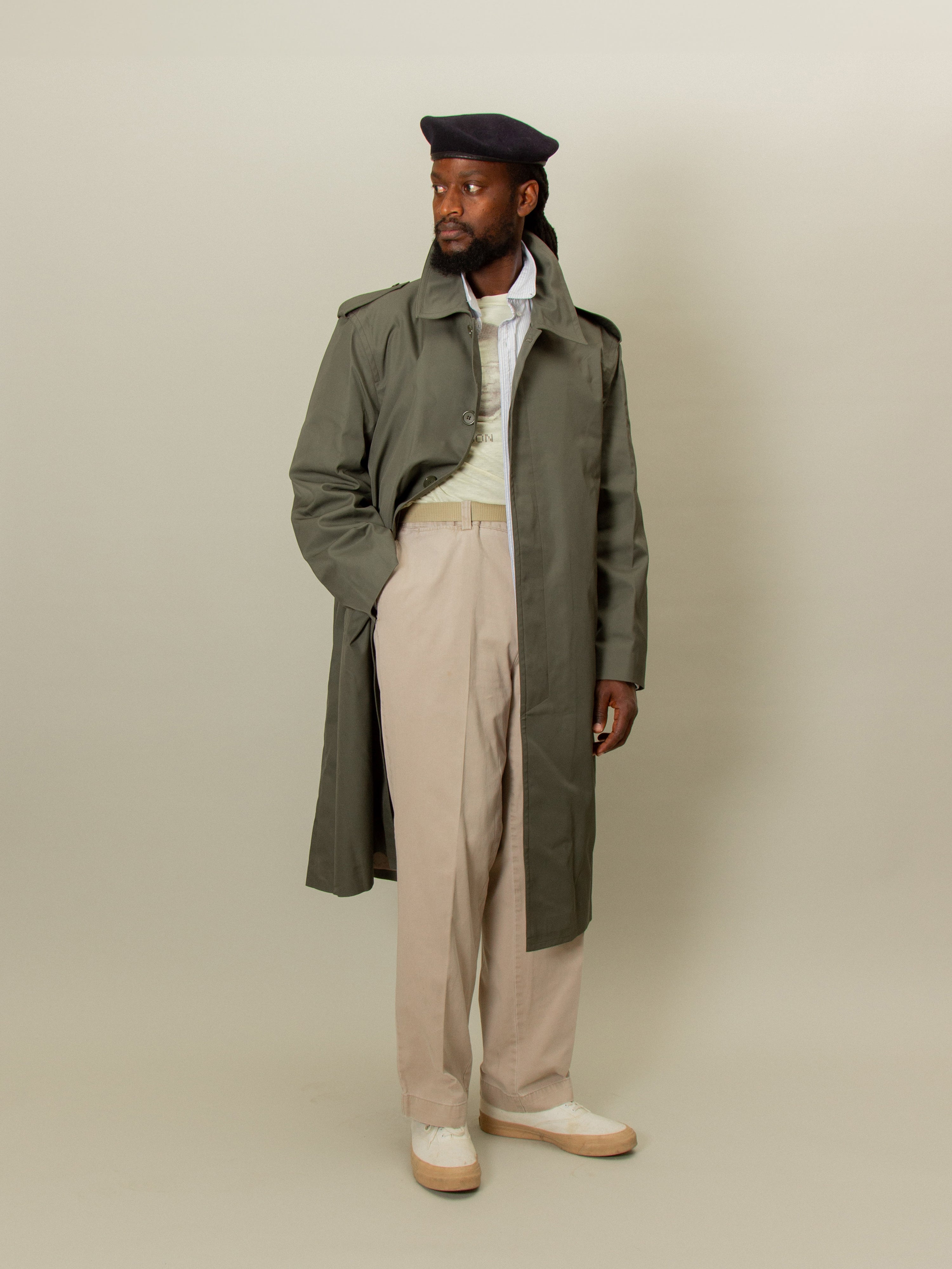 Deadstock 1990s French Army Trench Coat – Broadway & Sons
