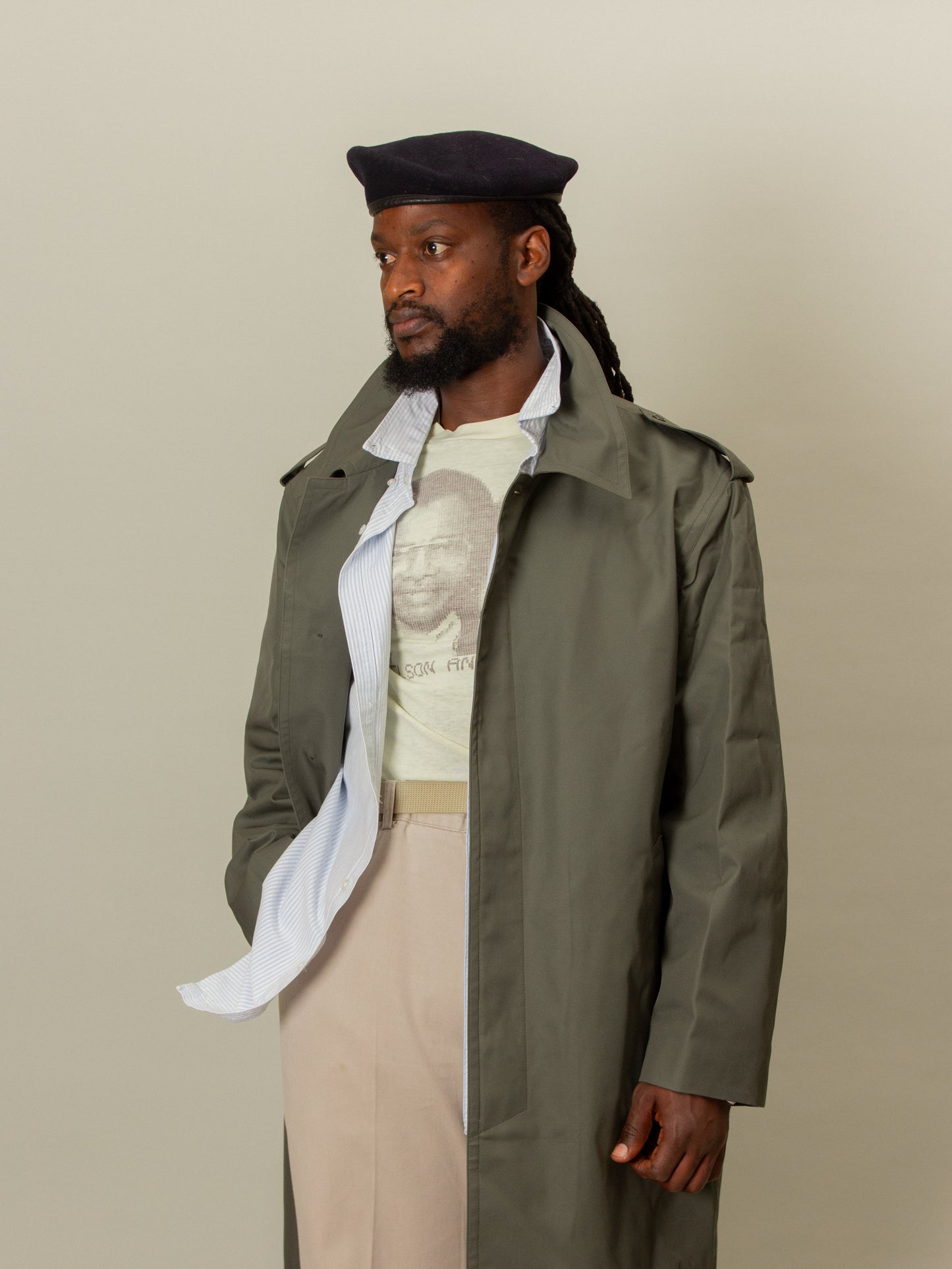 Deadstock 1990s French Army Trench Coat