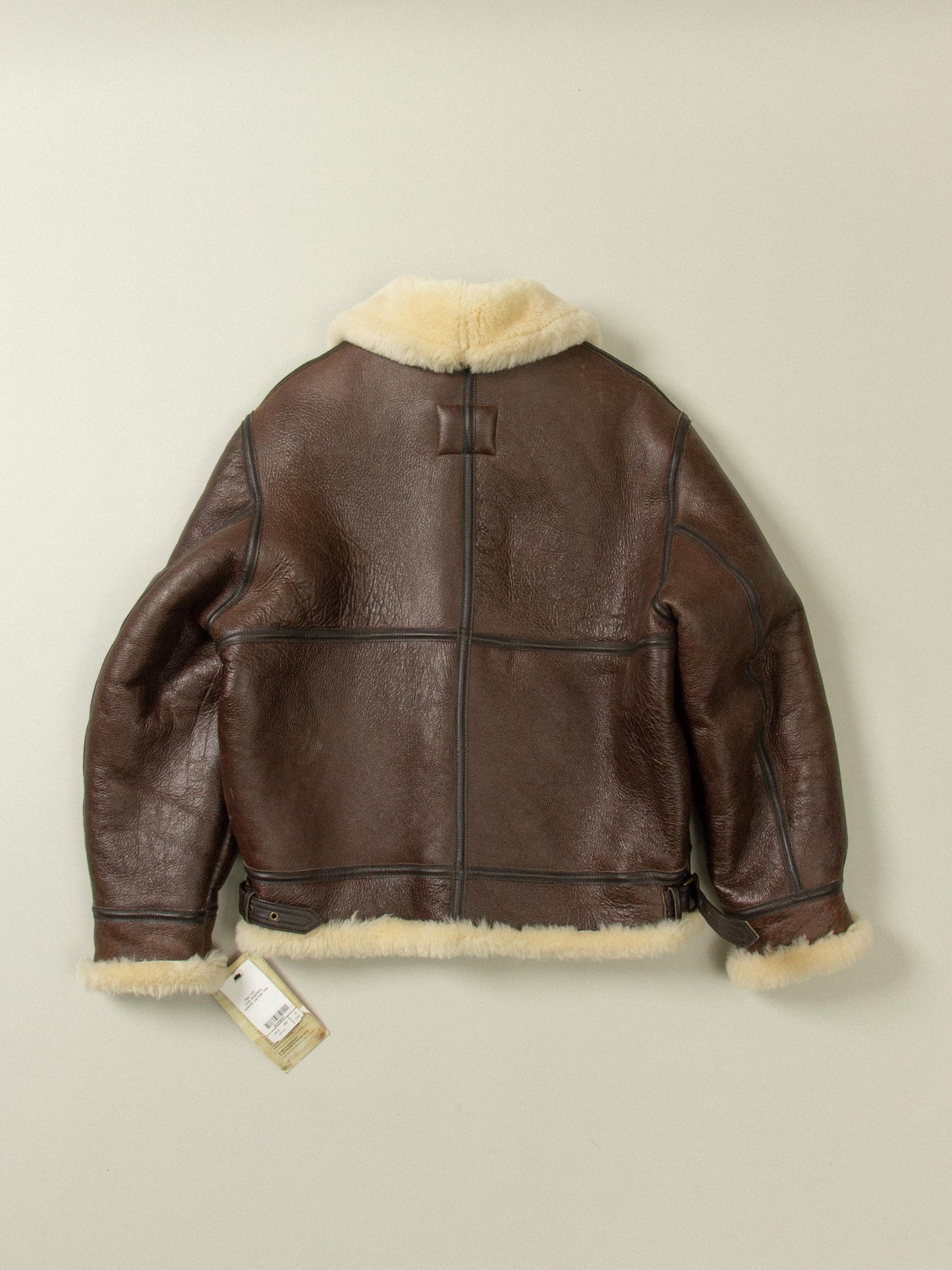 Schott B-3 Shearling Jacket - Made in USA (L)