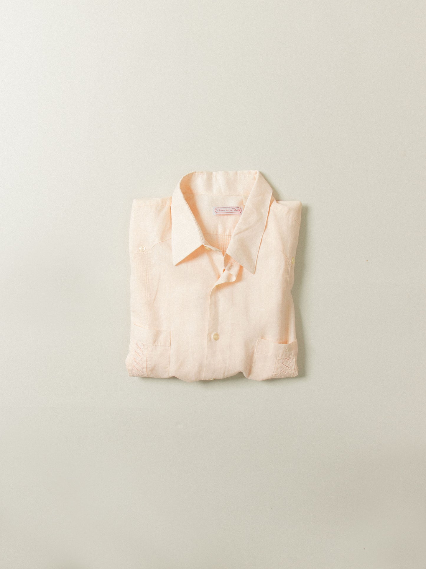 Vtg Cuban Long Sleeve Shirt (L)