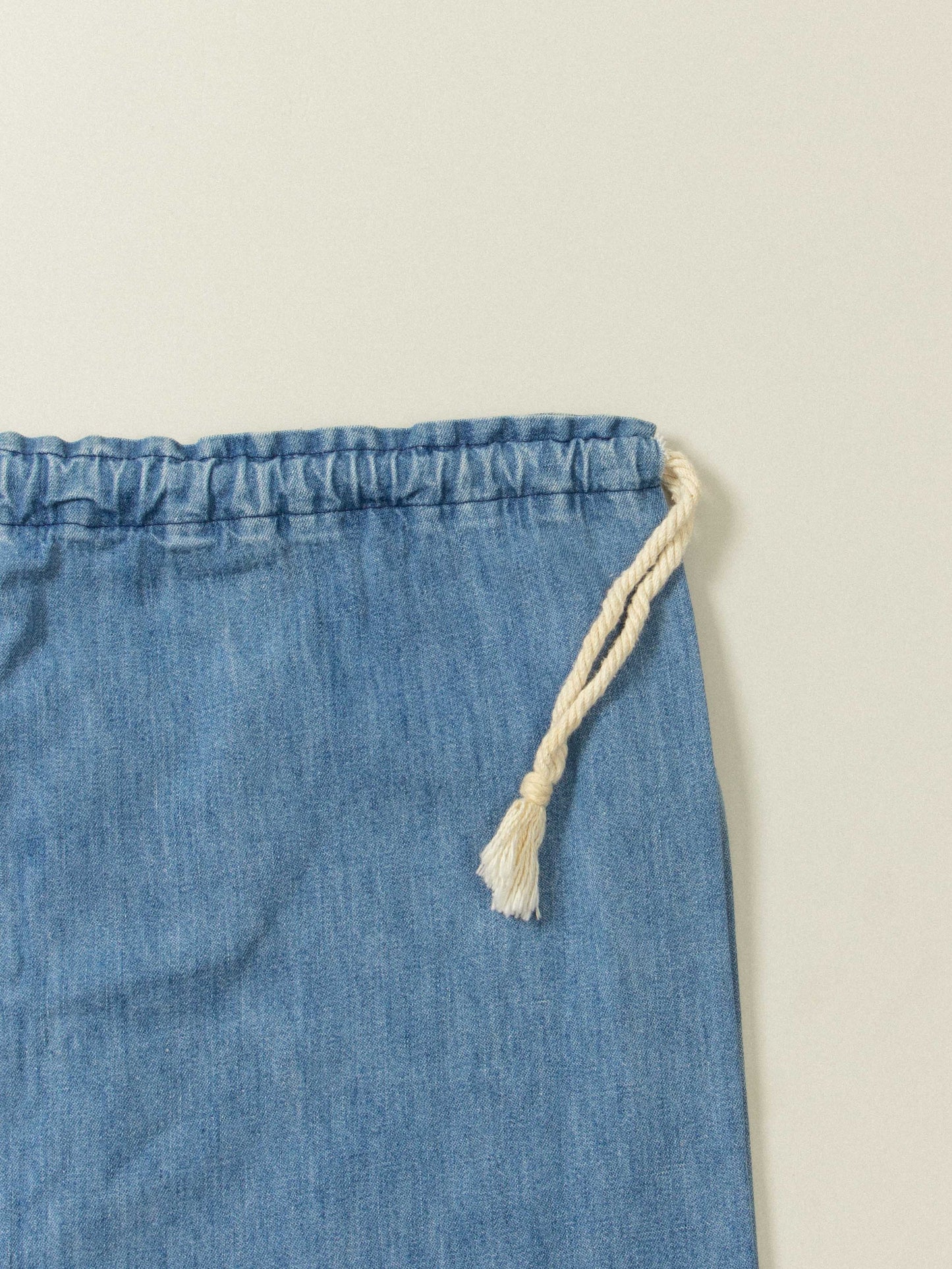 Vtg Denim Laundry Bag