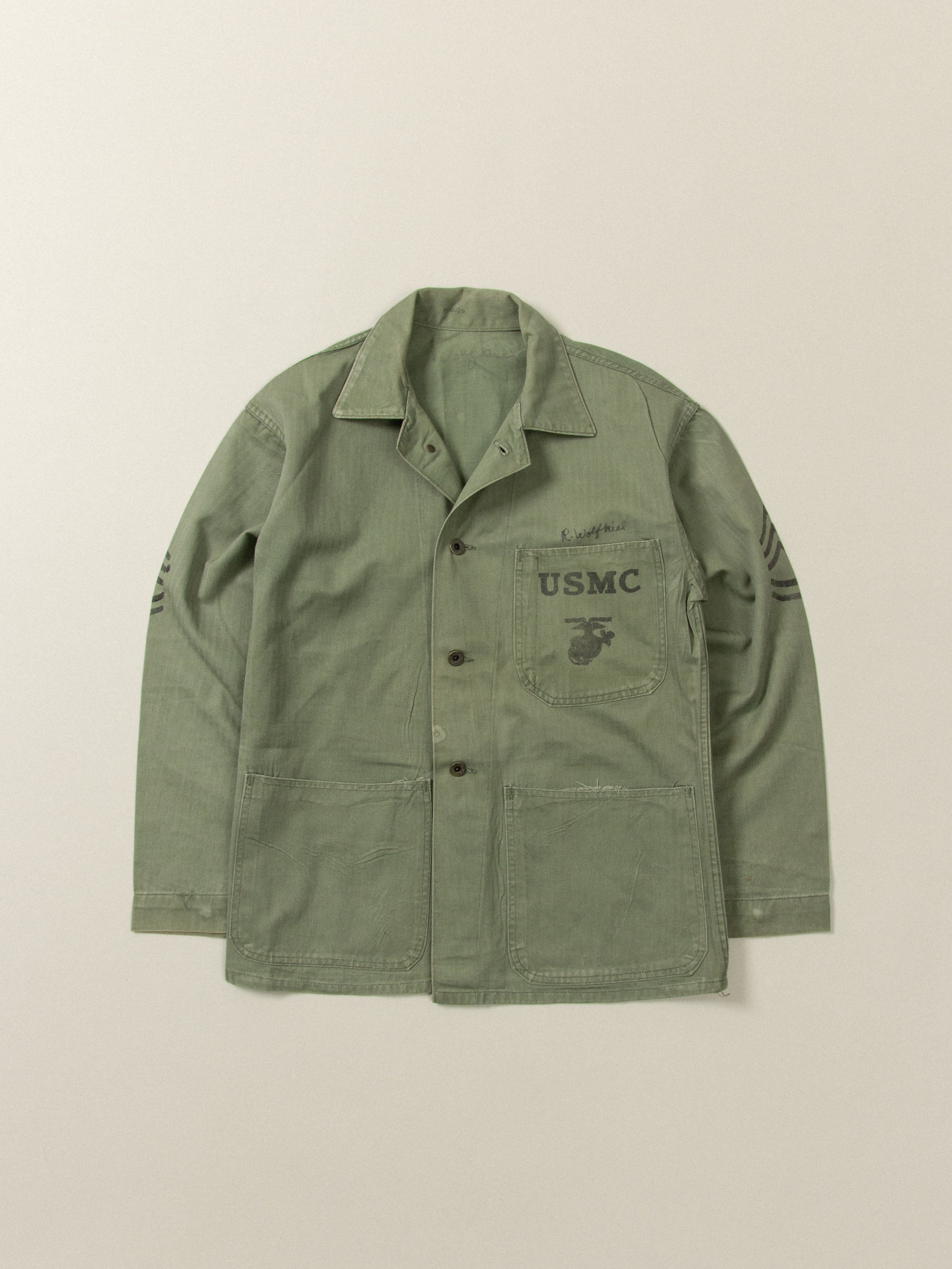 40's WWⅡ USMC P-41 HBT JACKET - アウター