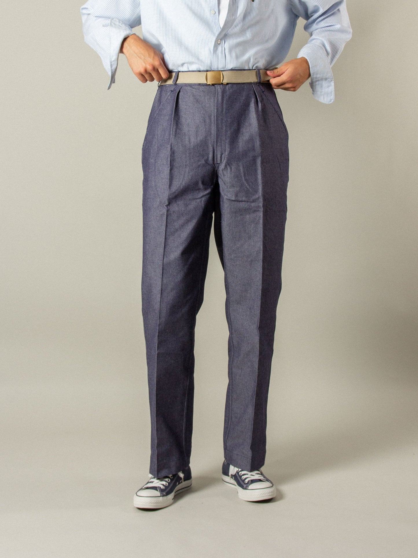 Deadstock French Navy Denim Trousers – Broadway & Sons