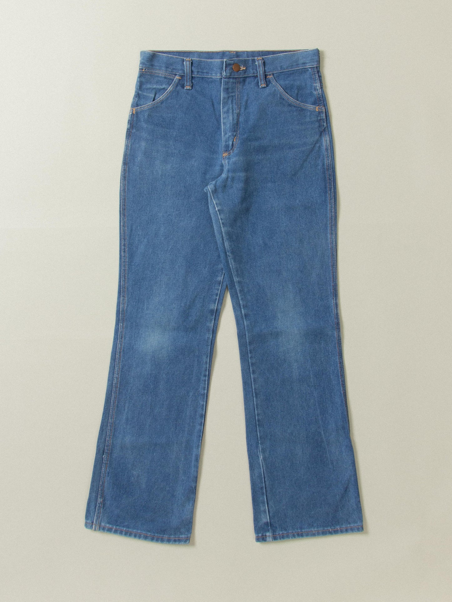 Vtg 1980s Wrangler Bootcut Denim Trousers - Made in USA (30x30)