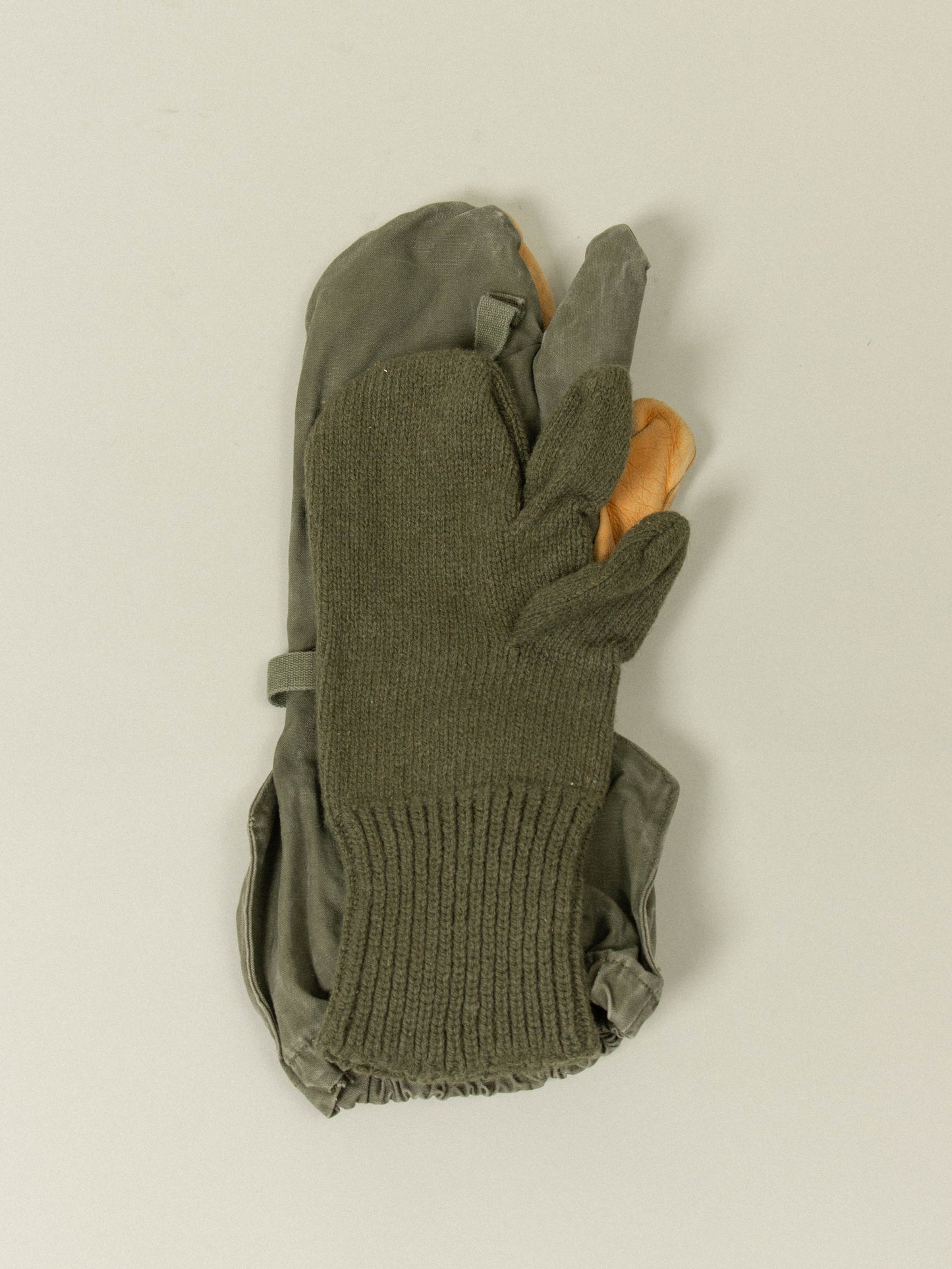 Vtg 1950s US Army M-51 "Trigger Finger" Field Gloves