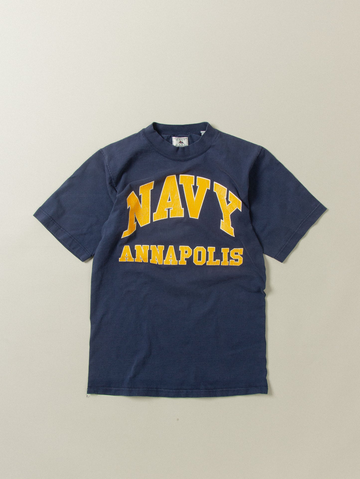 Vtg Navy Tee - Made in USA (S)