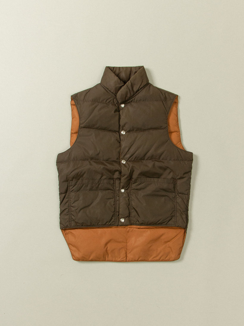 Vtg Reversible Down Vest (S)