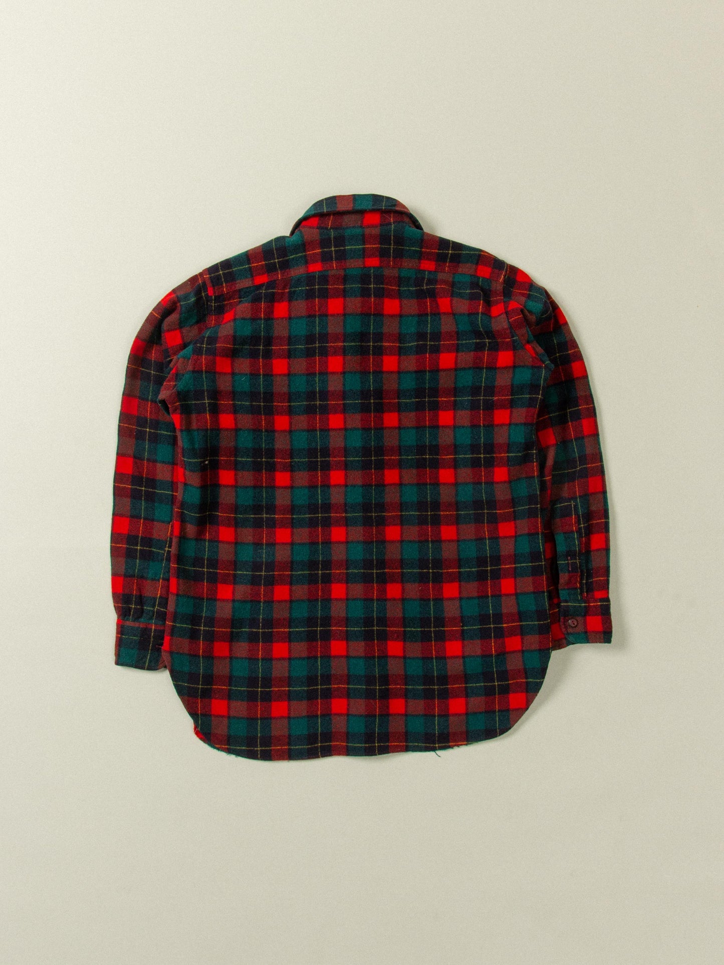 Vtg Plaid Pendleton Wool Shirt (XS)