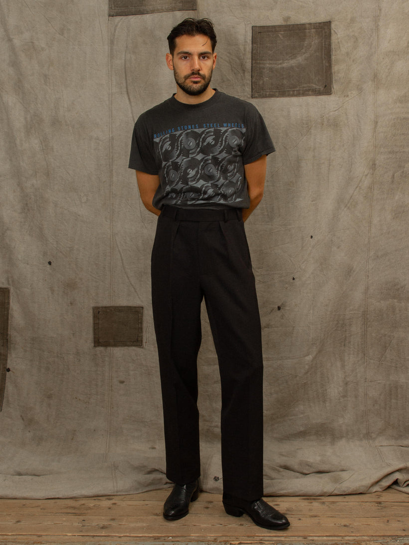 British Army Black Wool Dress Trousers