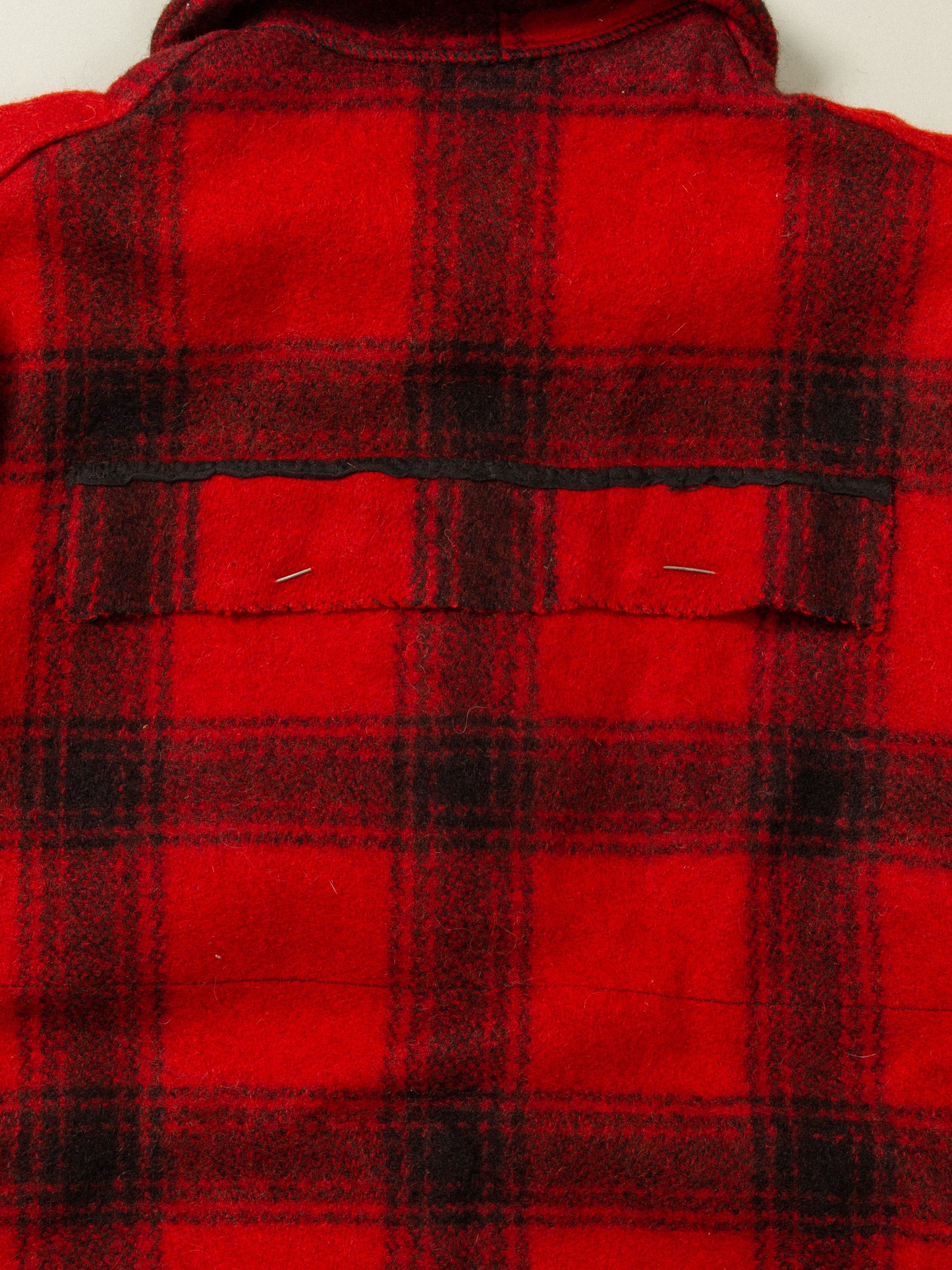 Vtg Customized Checked Wool Jacket (M)