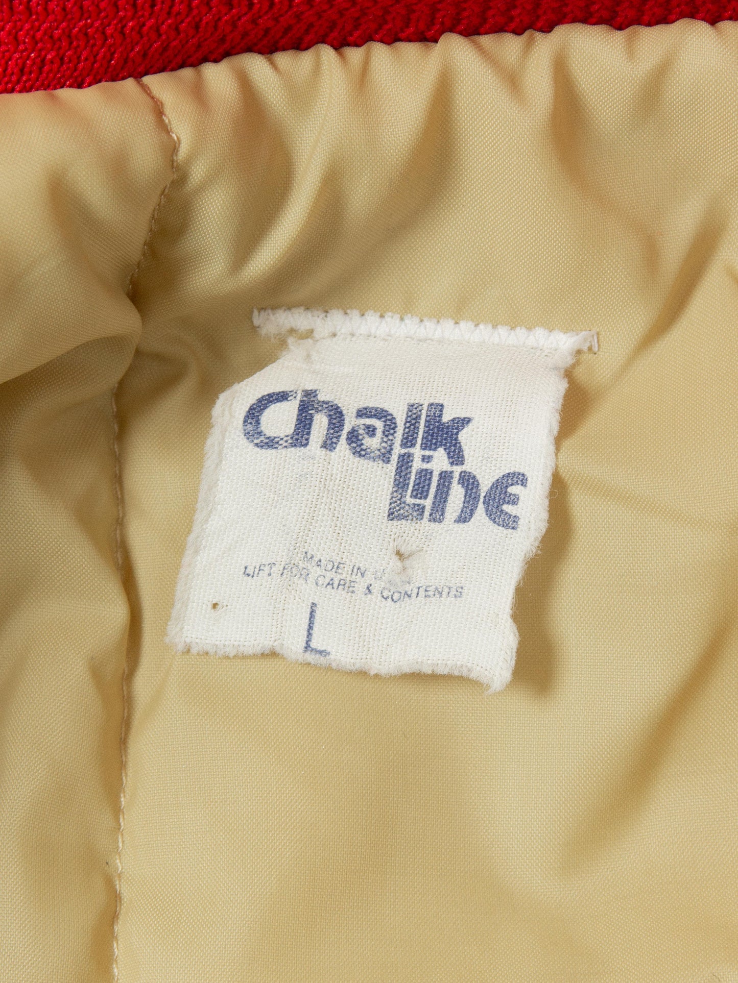 Vtg Chalk Line Nylon Sports Jacket - Made in USA (L)