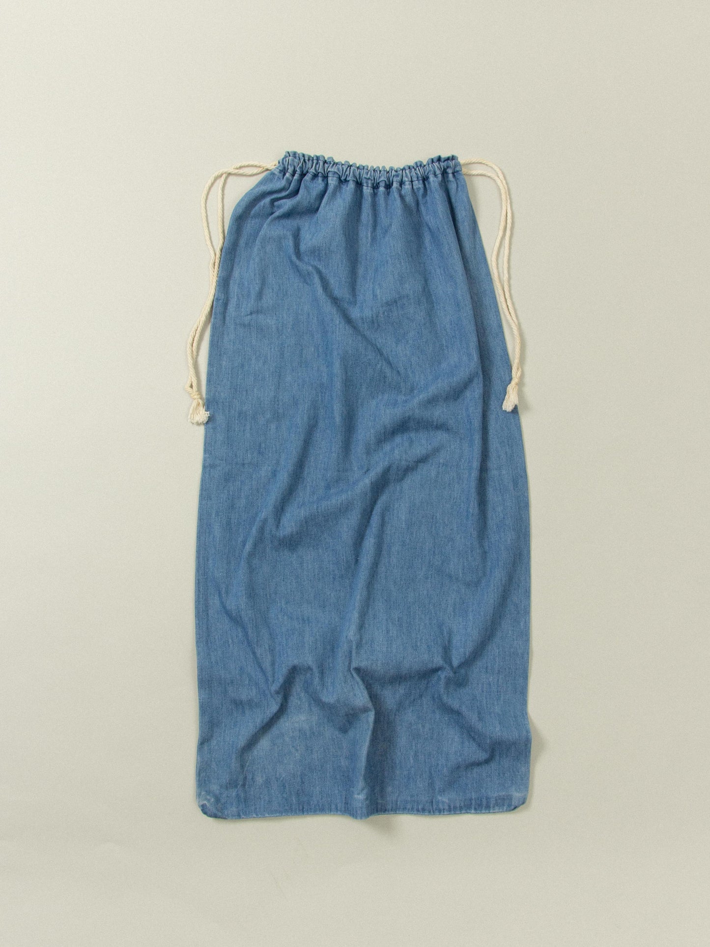 Vtg Denim Laundry Bag