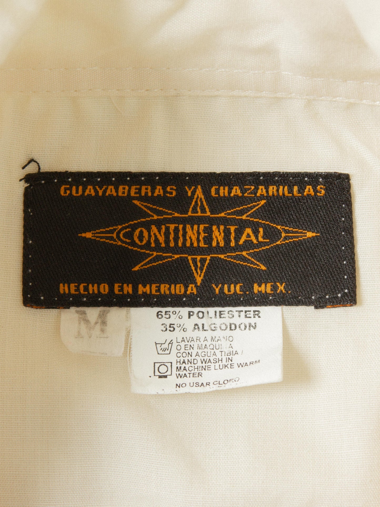Vtg Cuban Short Sleeve Shirt (M)