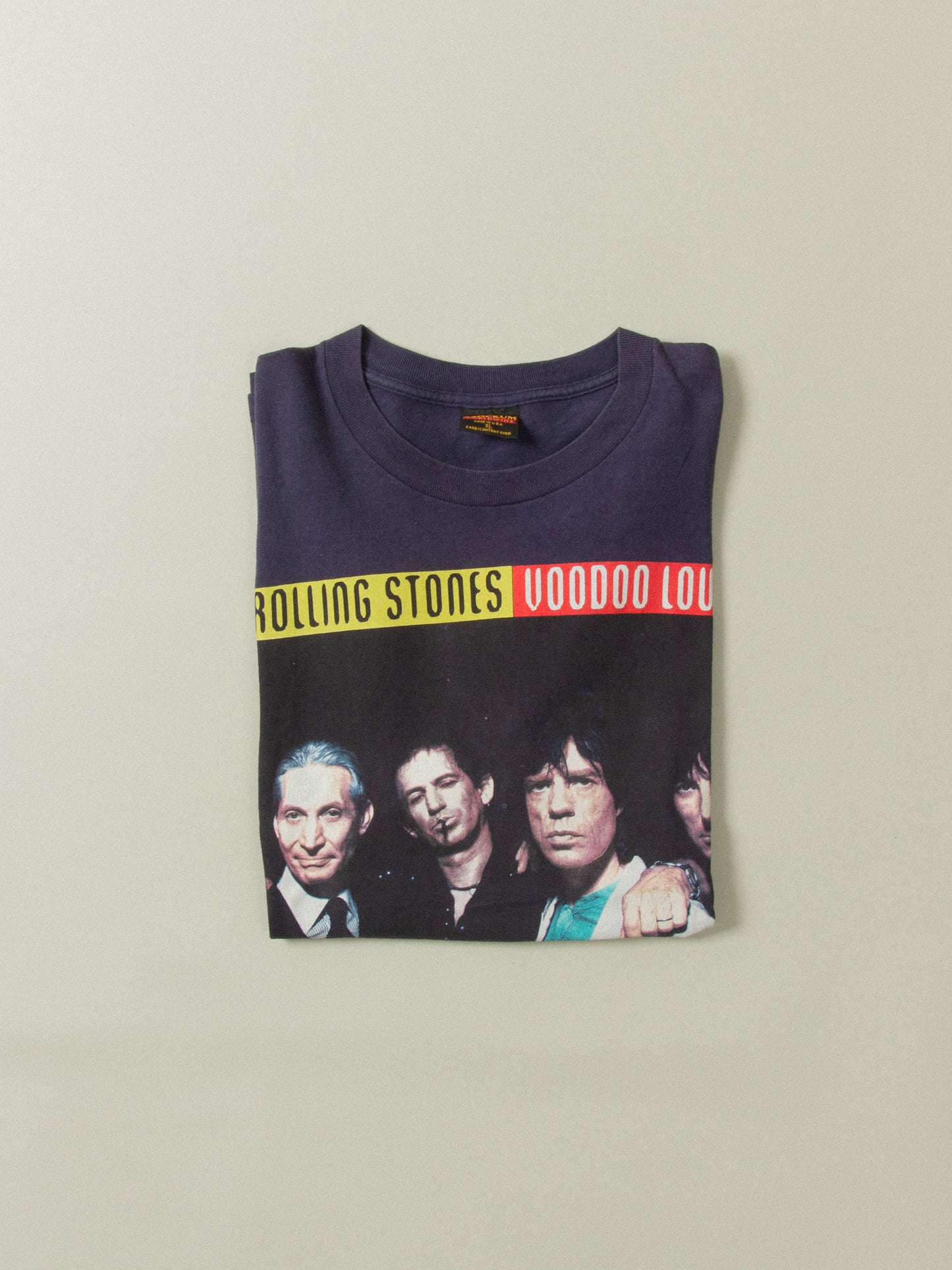 Vtg 1990s Rolling Stones Voodoo Lounge Tee - Made in USA (XL)