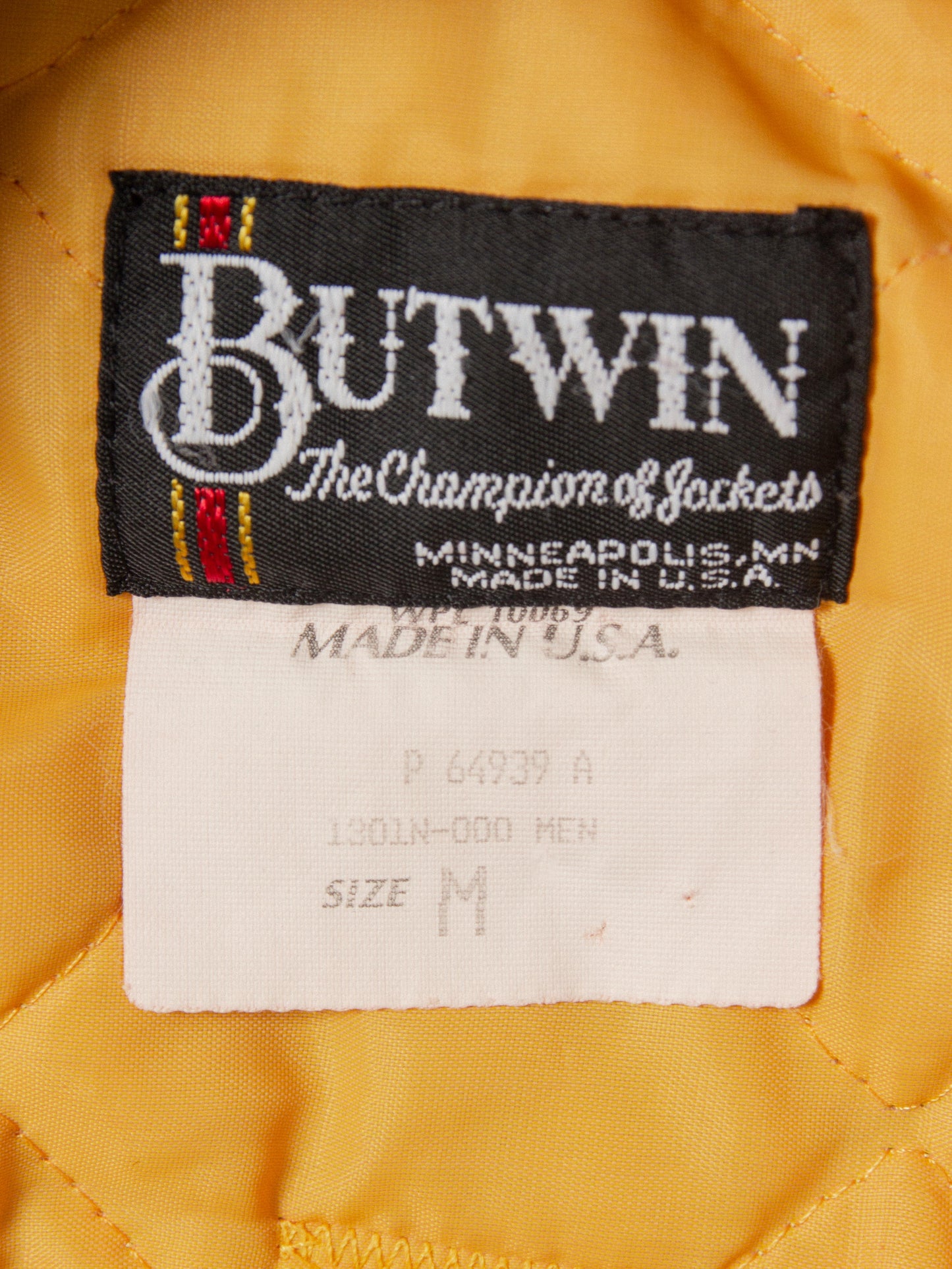 Vtg Butwin Varsity Jacket - Made in USA (M)