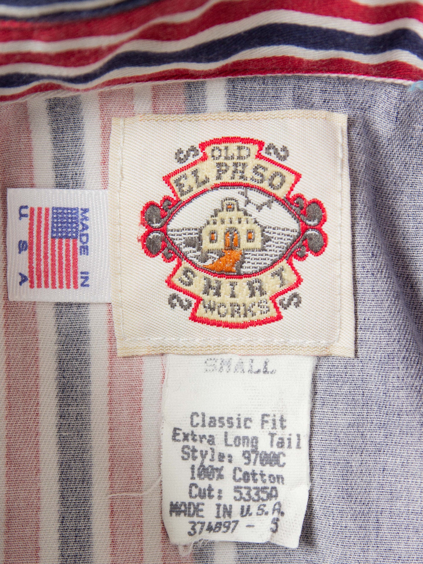 Vtg Old El Paso Shirt Works - Made in USA (S-Long)