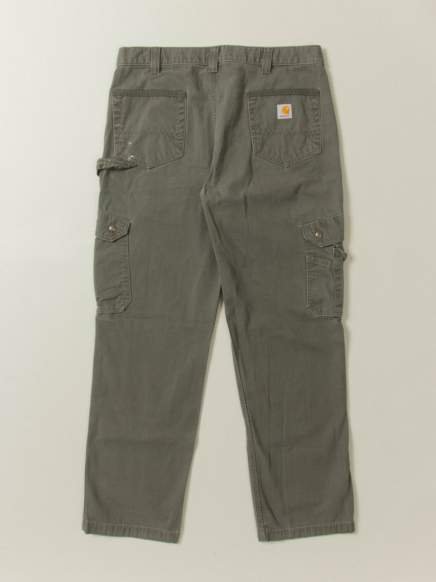 Vtg Carhartt Ripstop Cargo Trousers (36x31)