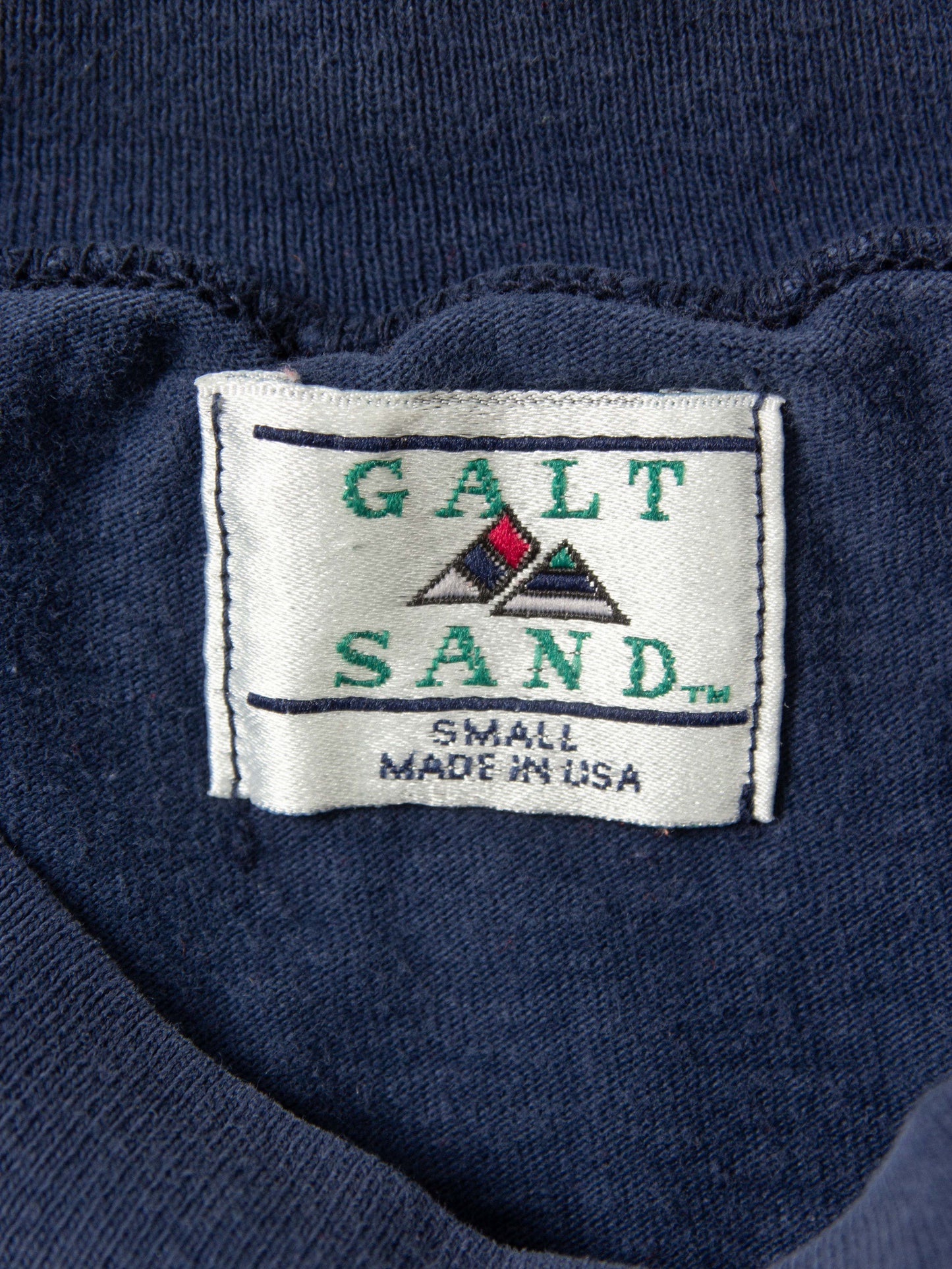 Vtg Navy Tee - Made in USA (S)