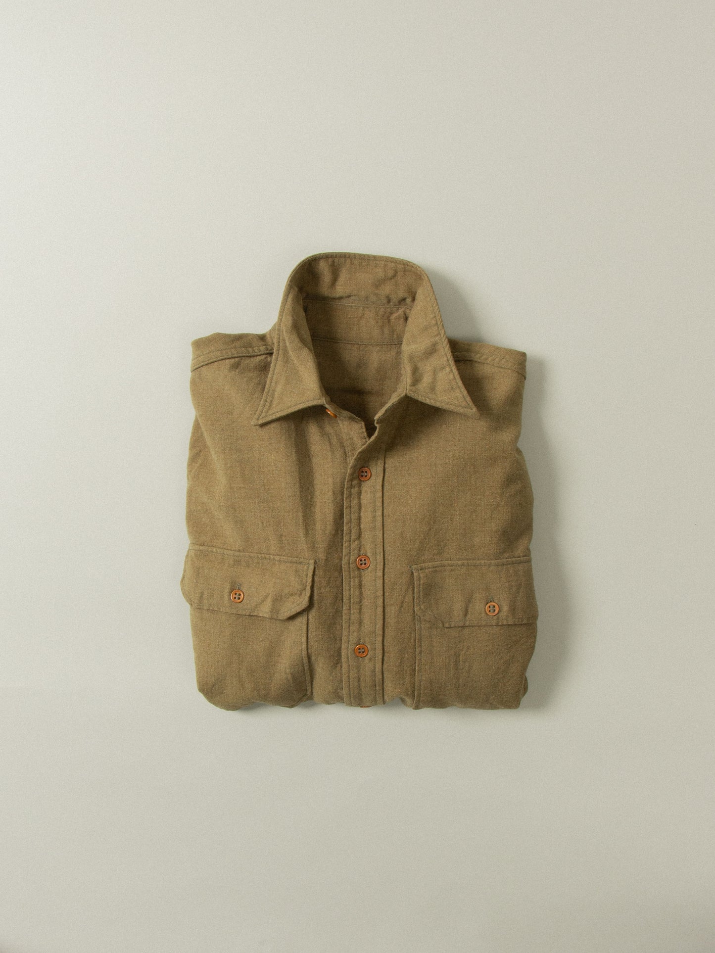 Vtg WWII US Army M37 Wool Shirt (M)