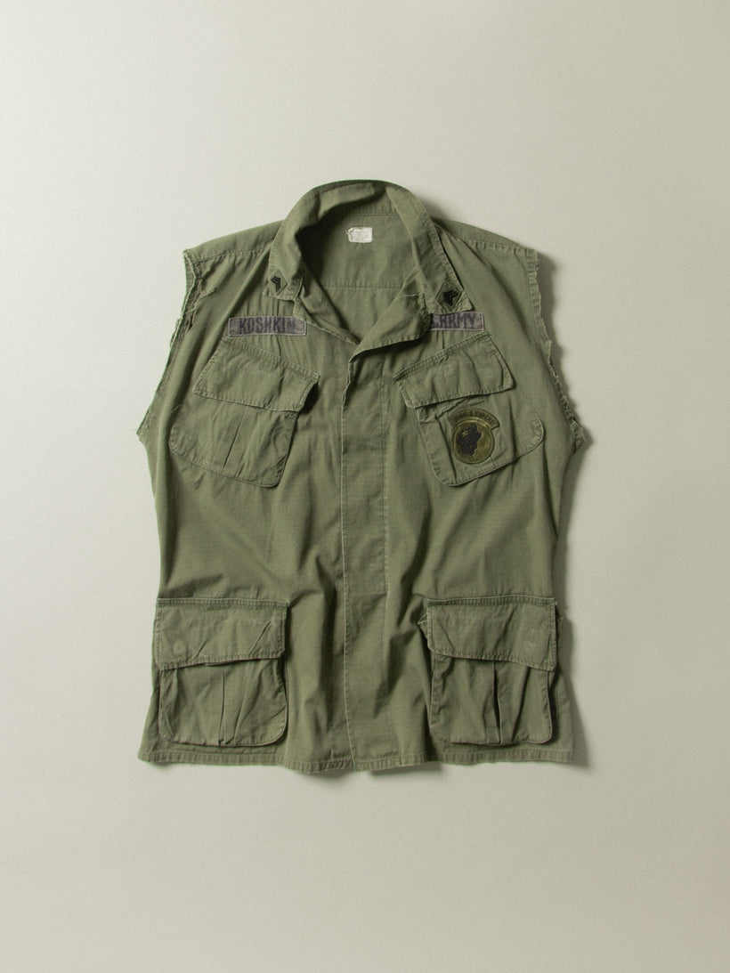 Vtg 60s US Army Jungle Vest (M)