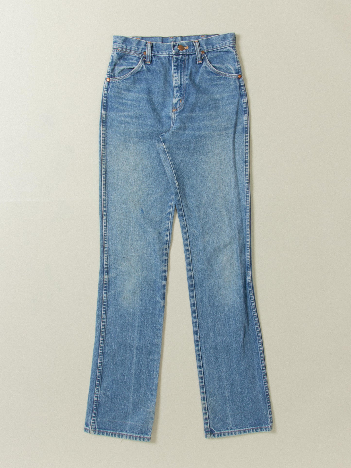 Vtg 1980s Wrangler Denim - Made in USA (27x35)