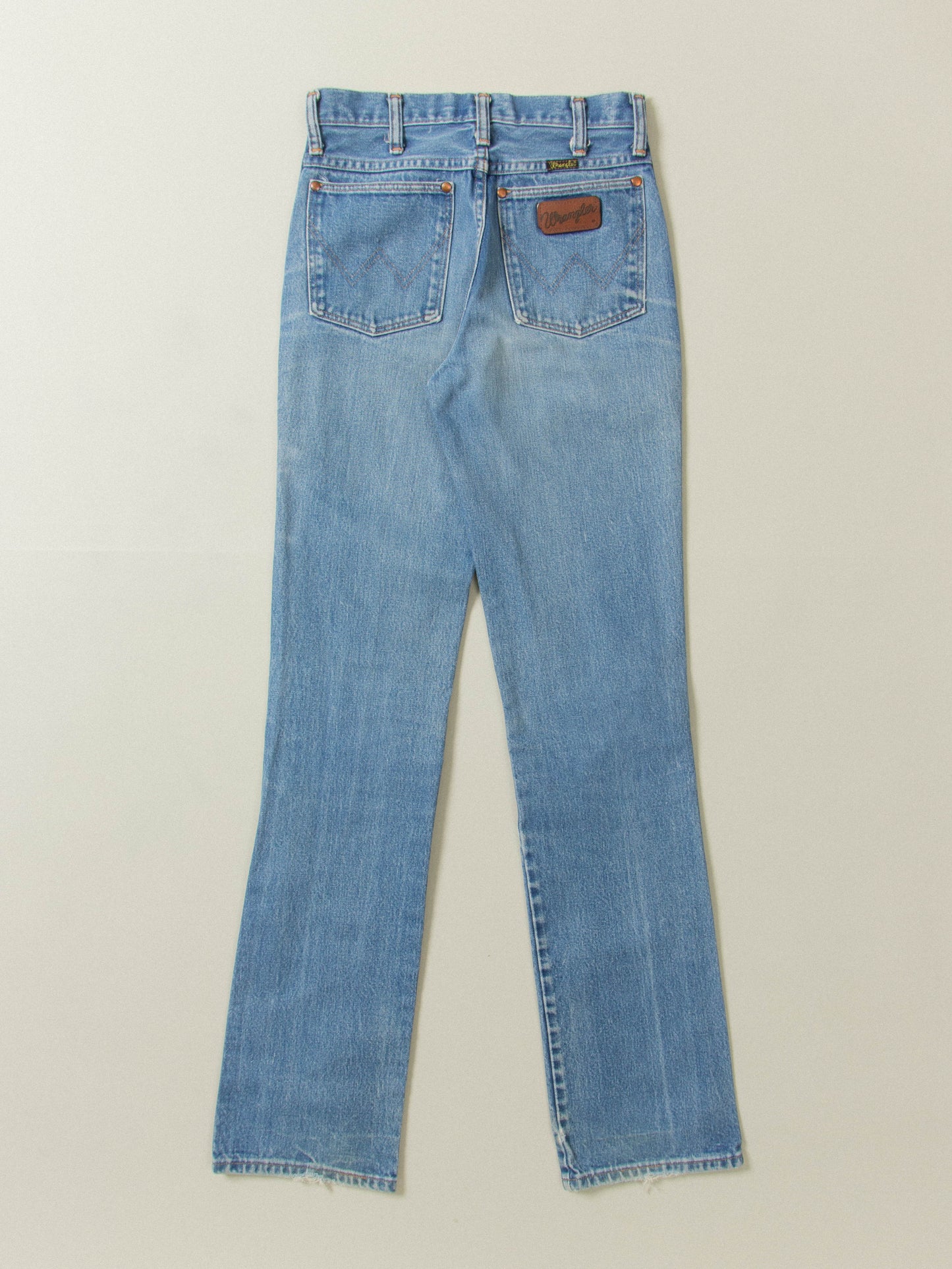 Vtg 1980s Wrangler Denim - Made in USA (27x35)