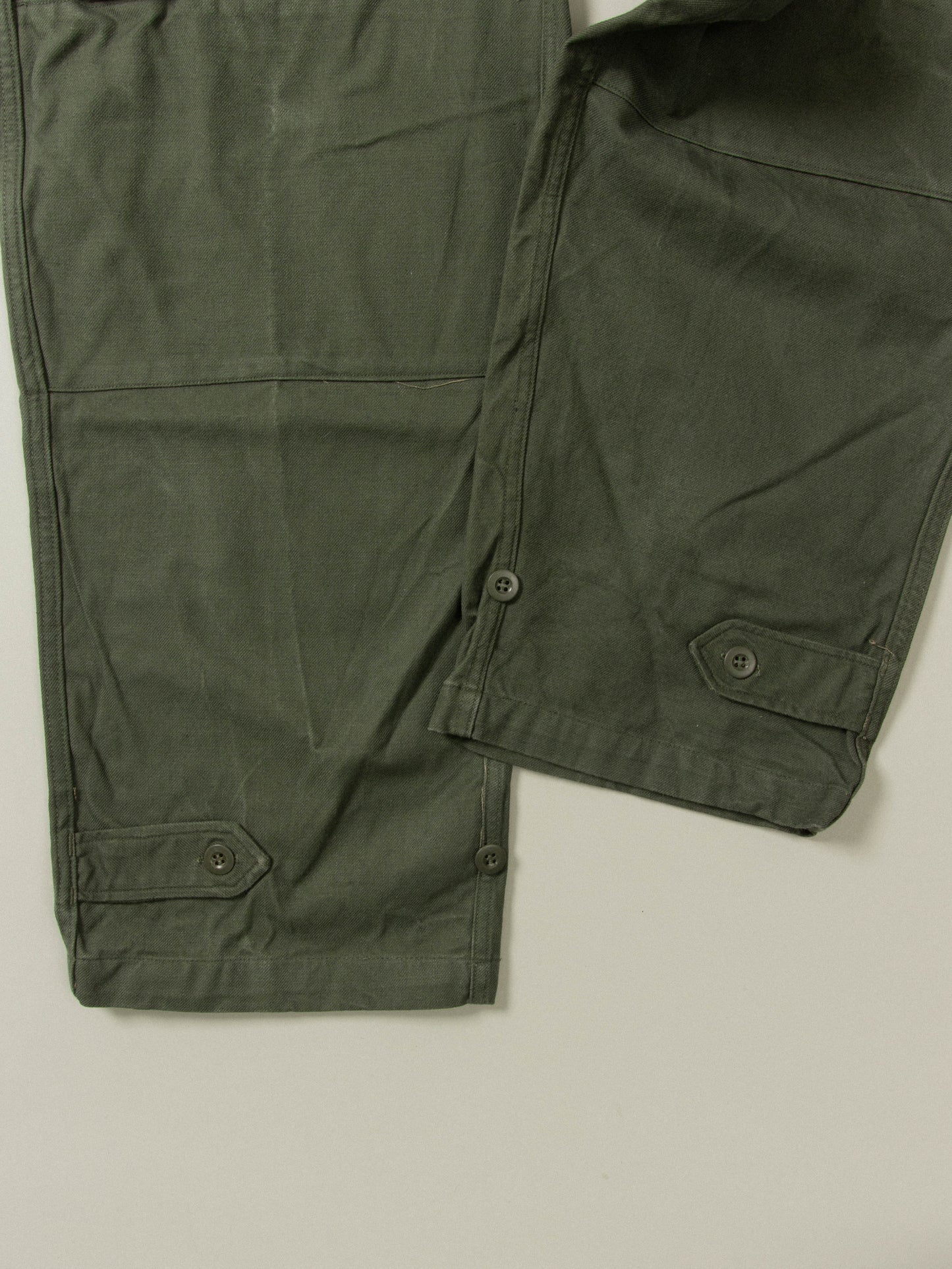 Vtg 60s French Army Cargo Trousers - Made in France (36x31)