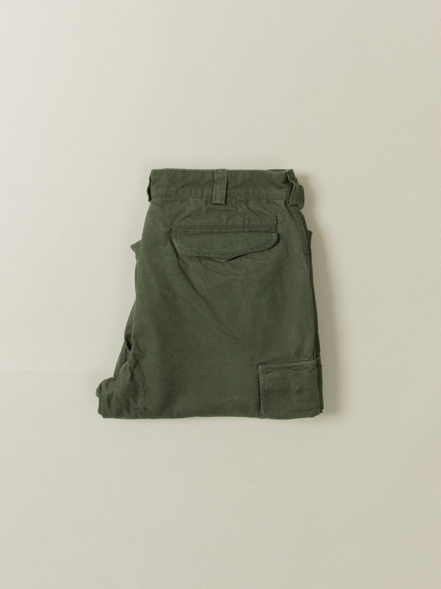 Vtg 60s French Army Cargo Trousers - Made in France (36x31)
