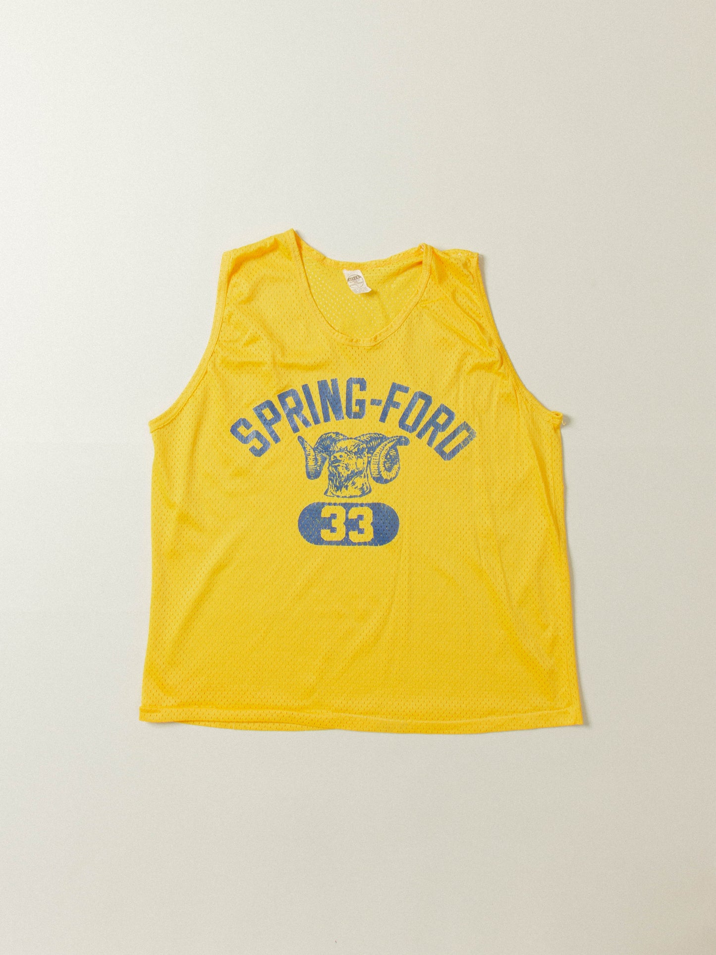 Vtg Spring-Ford Mesh Tank-Top - Made in USA (L)