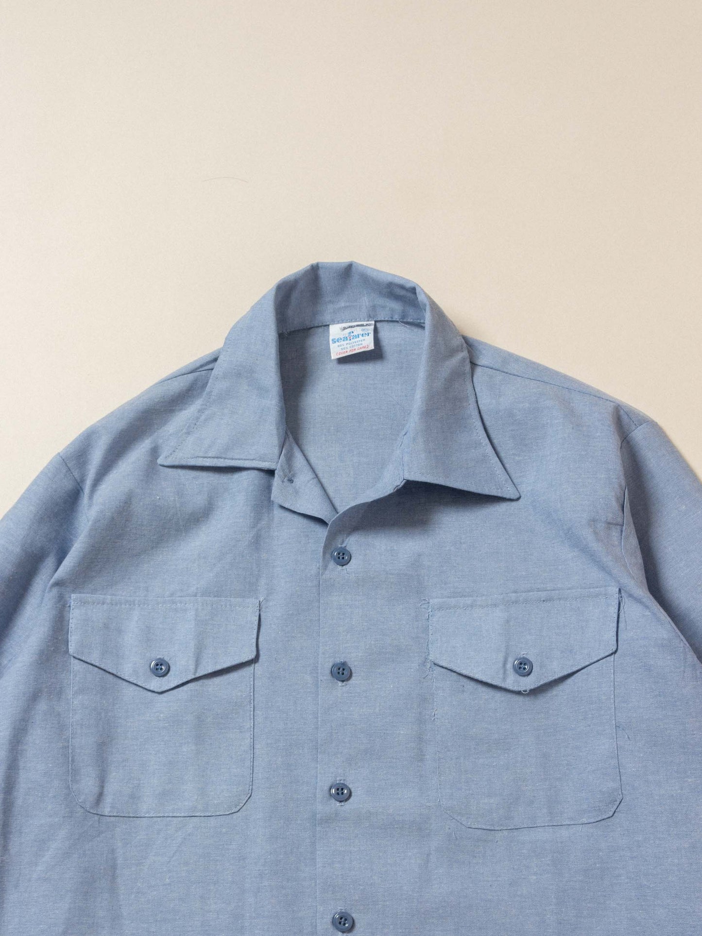 Vintage Deadstock US Made Long Sleeve Chambray Shirts