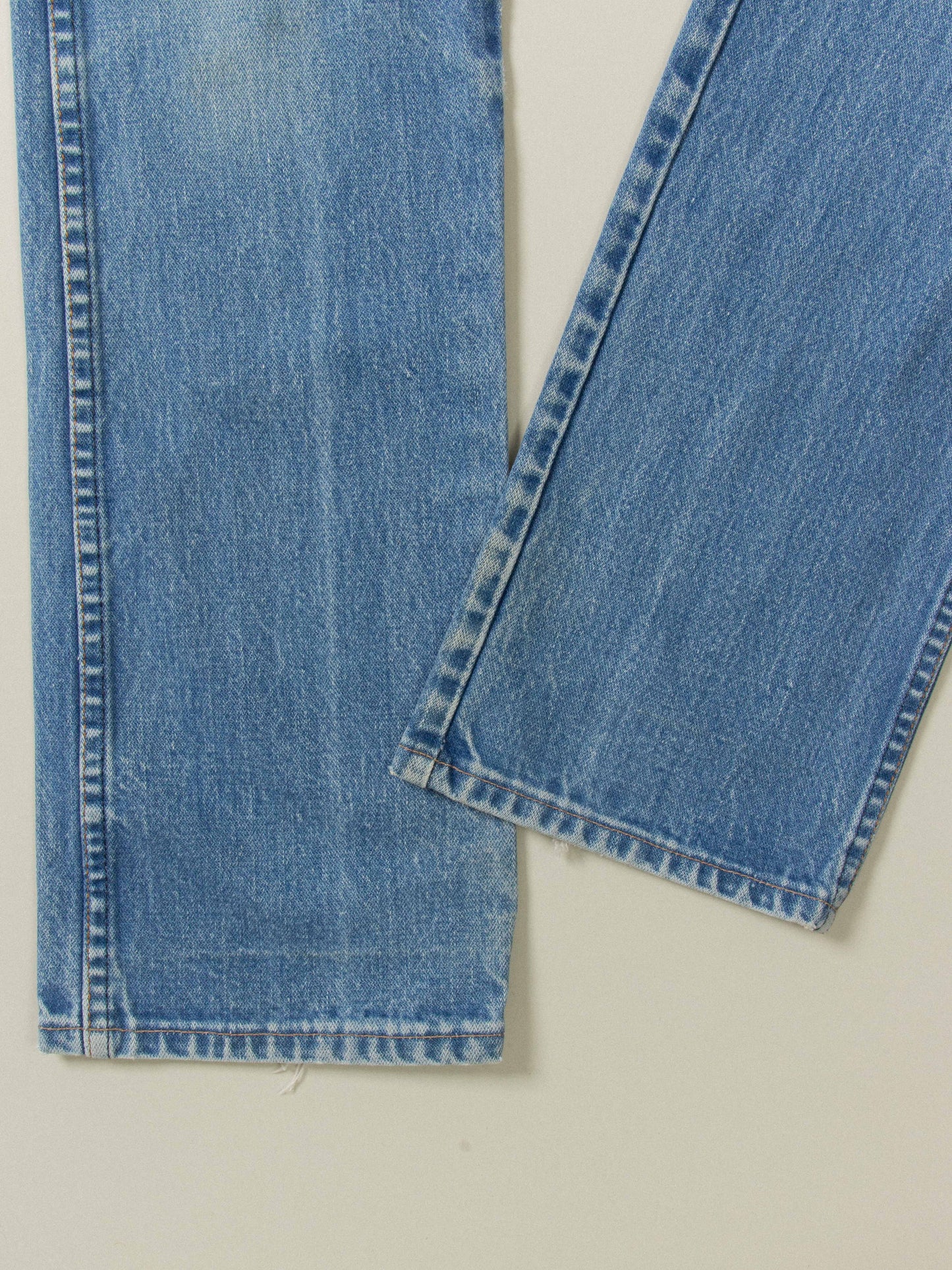 Vtg 1980s Wrangler Denim - Made in USA (27x35)