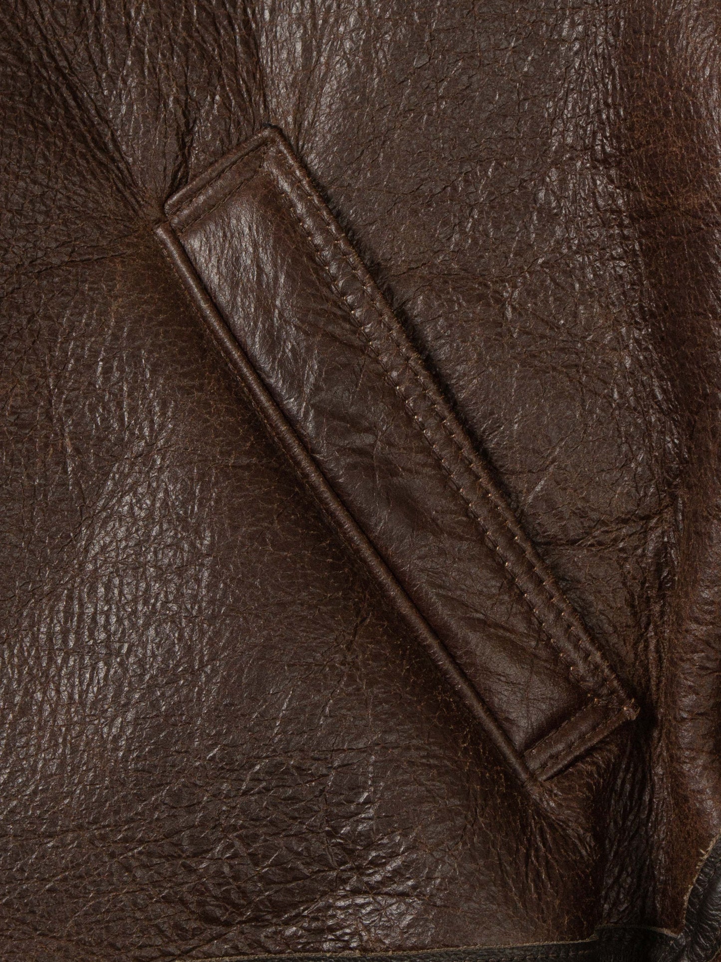 Schott B-3 Shearling Jacket - Made in USA (L)