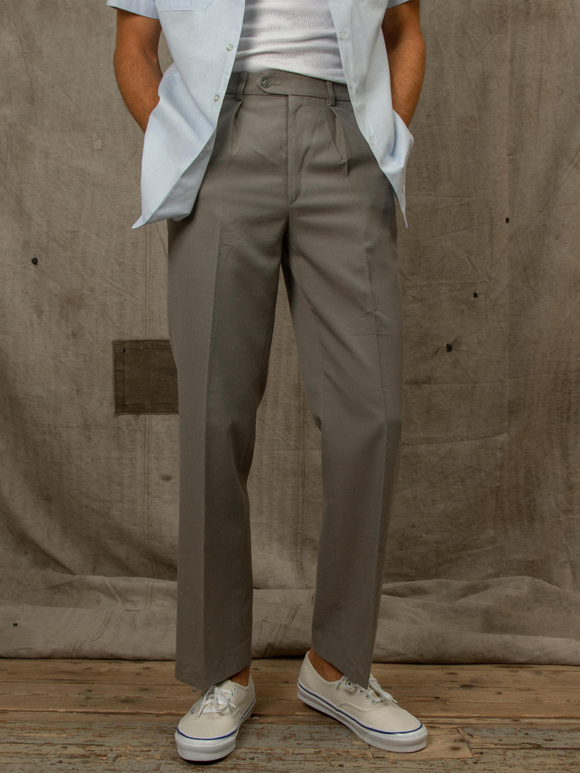 Vtg French Army Dress Trousers