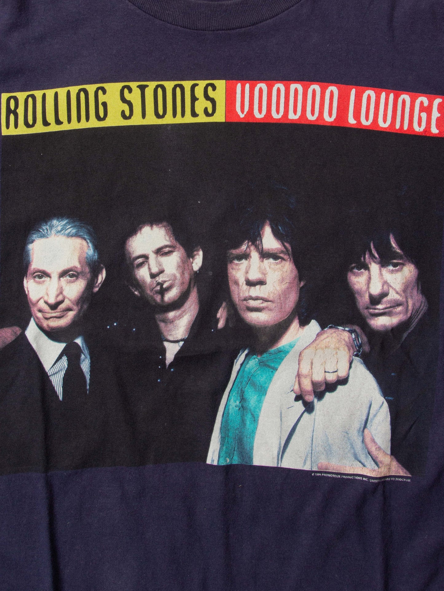 Vtg 1990s Rolling Stones Voodoo Lounge Tee - Made in USA (XL)