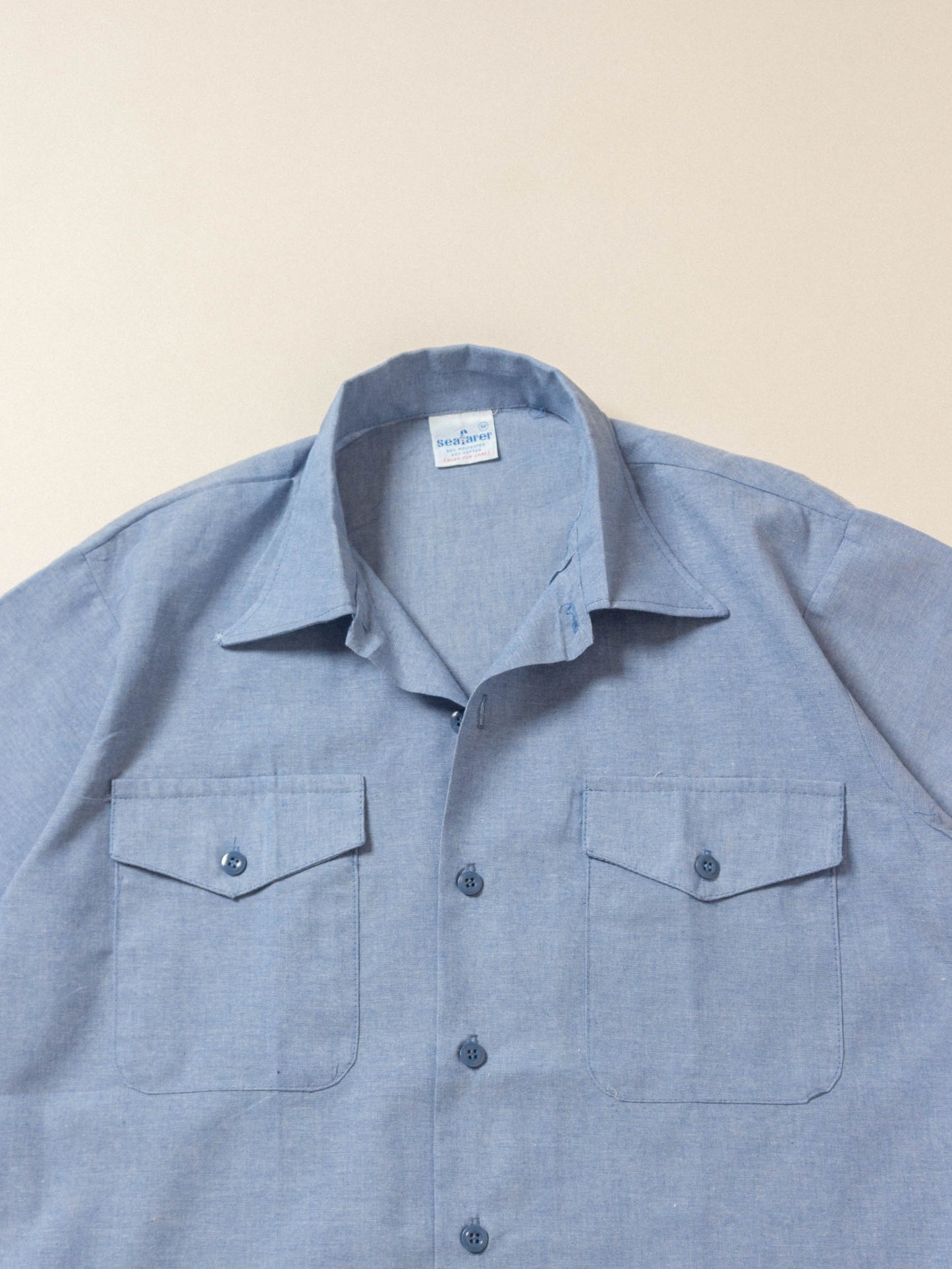 Vintage Deadstock US Made Short Sleeve Chambray Shirts