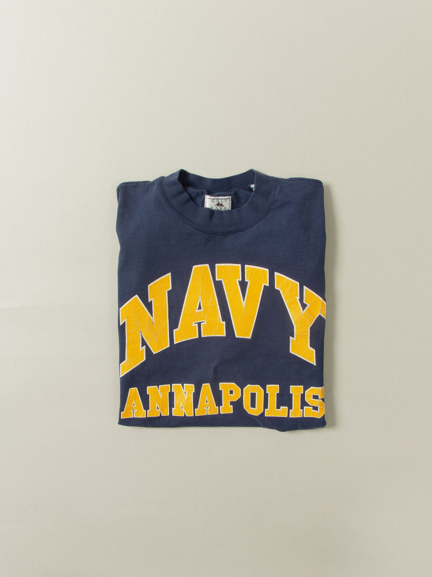 Vtg Navy Tee - Made in USA (S)