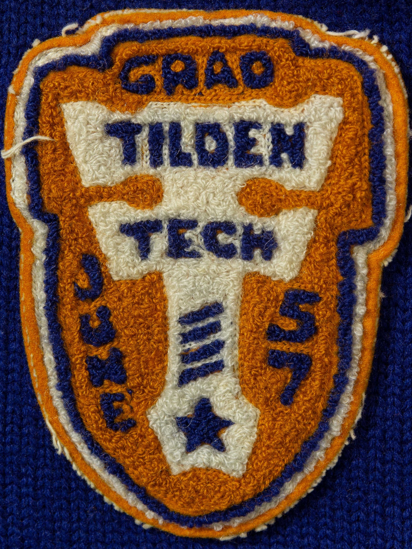 Vtg 1950s Tilden High School Cardigan - Made in USA (M)
