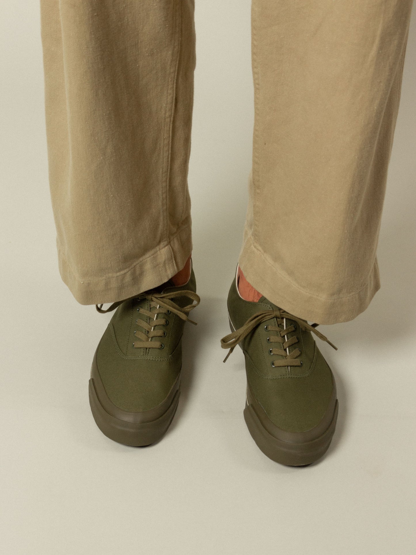 Asahi Deck Shoes - Olive