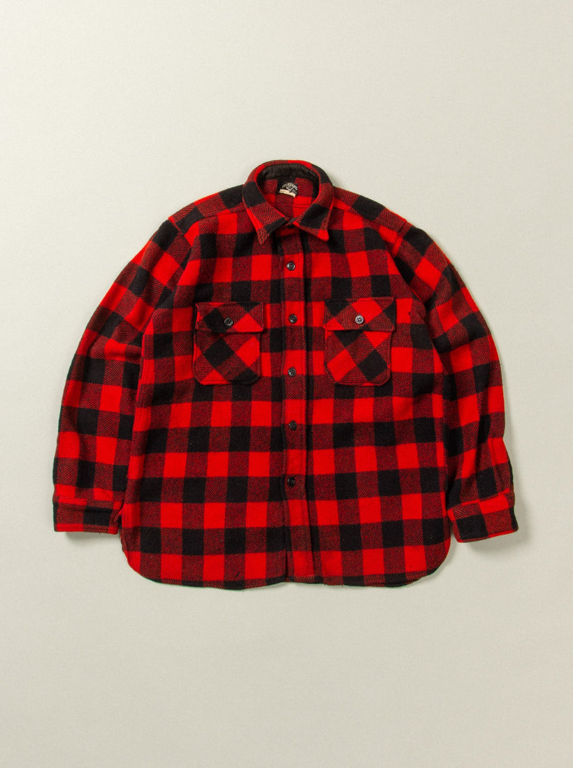 Vtg Winter King Plaid Shirt (S)