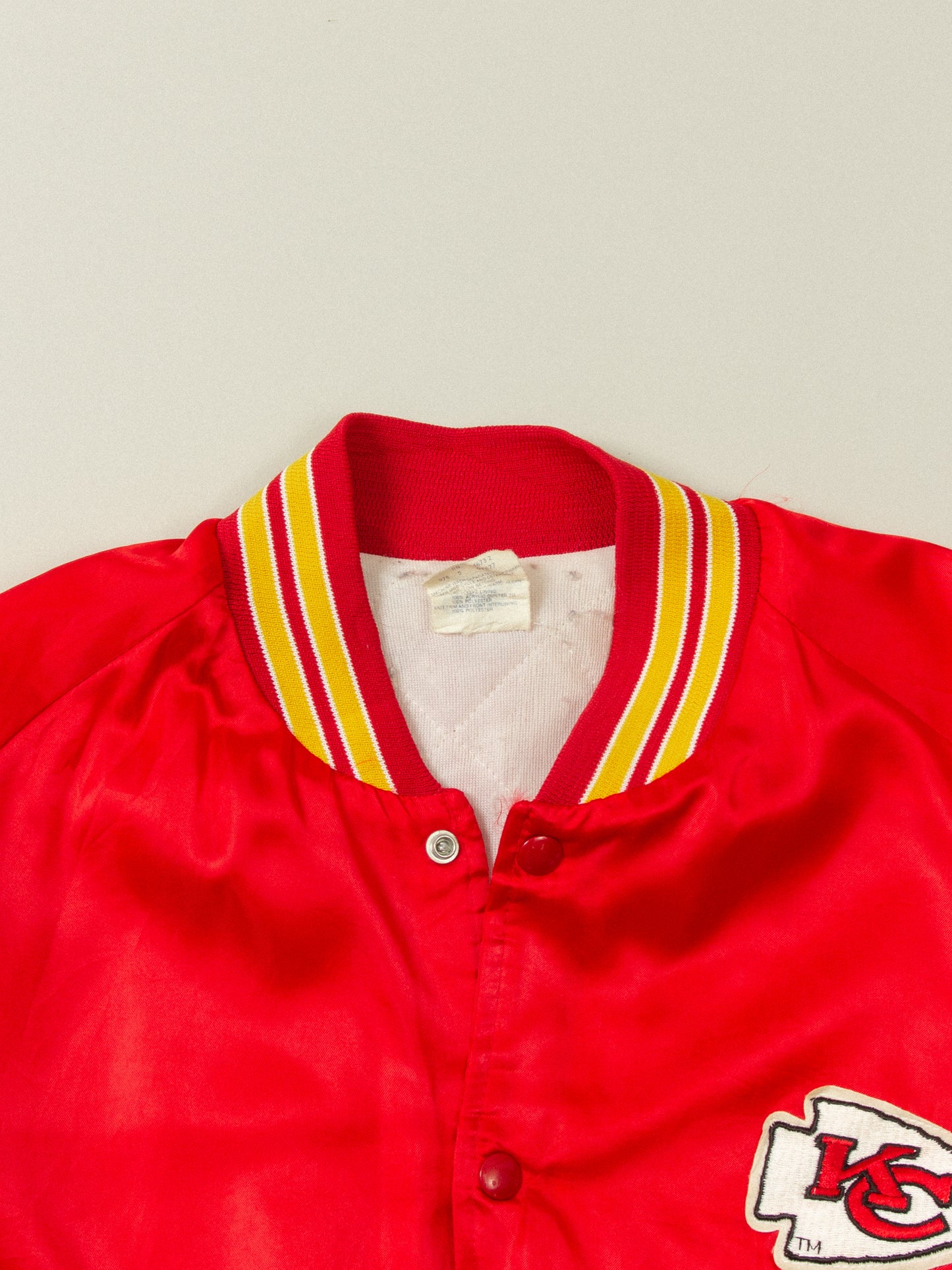 Vtg Kansas City Chiefs Sports Jacket - Made in USA (L)