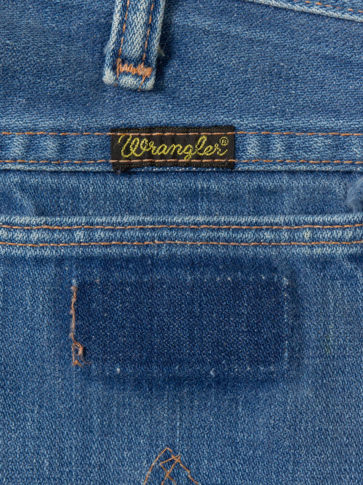 Vtg 1970s Wrangler Denim - Made in USA (27x33)