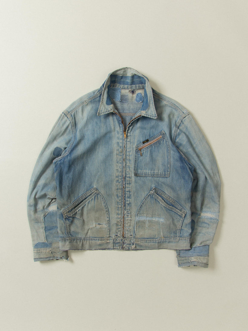 Vtg 1960s Lee 91-B Denim Jacket - Made in USA (L)
