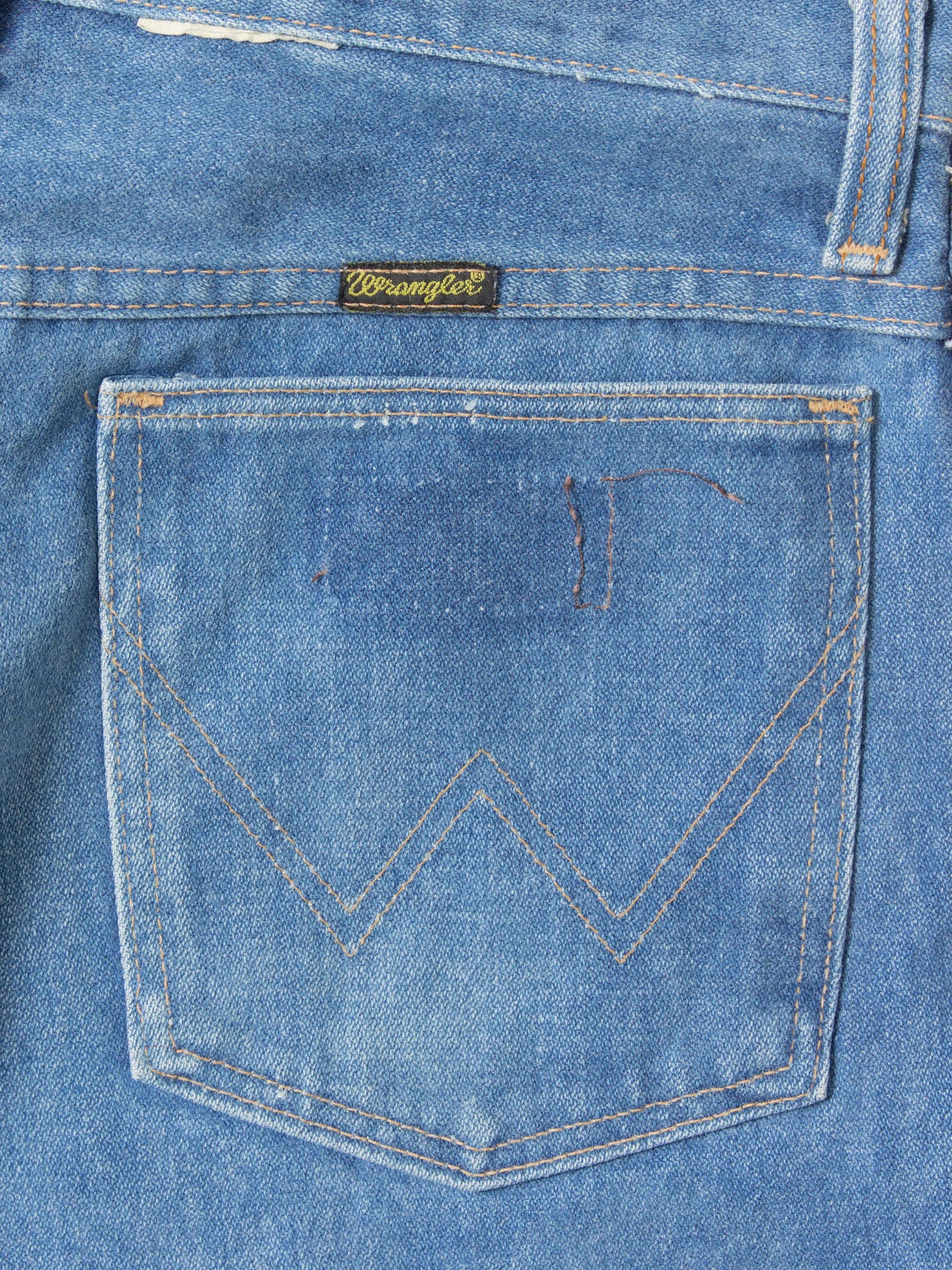 Vtg 1980s Wrangler Bootcut Denim Trousers - Made in USA (30x30)