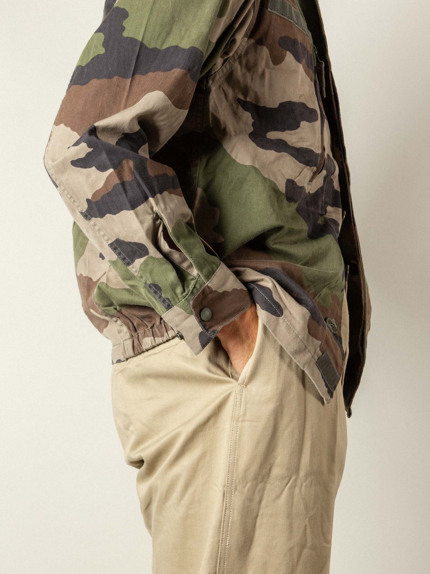 Vtg French Army Camo Jacket