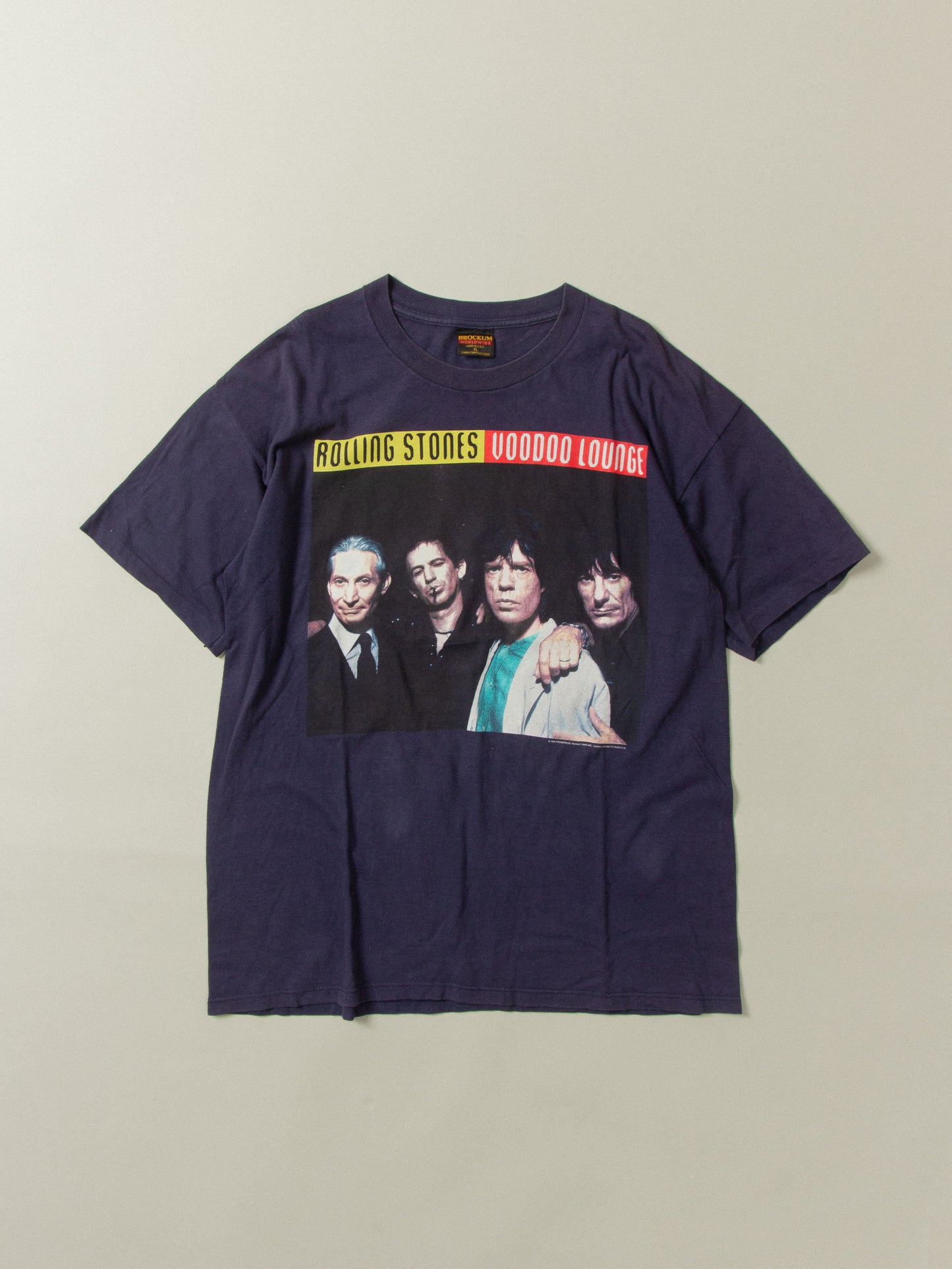 Vtg 1990s Rolling Stones Voodoo Lounge Tee - Made in USA (XL)