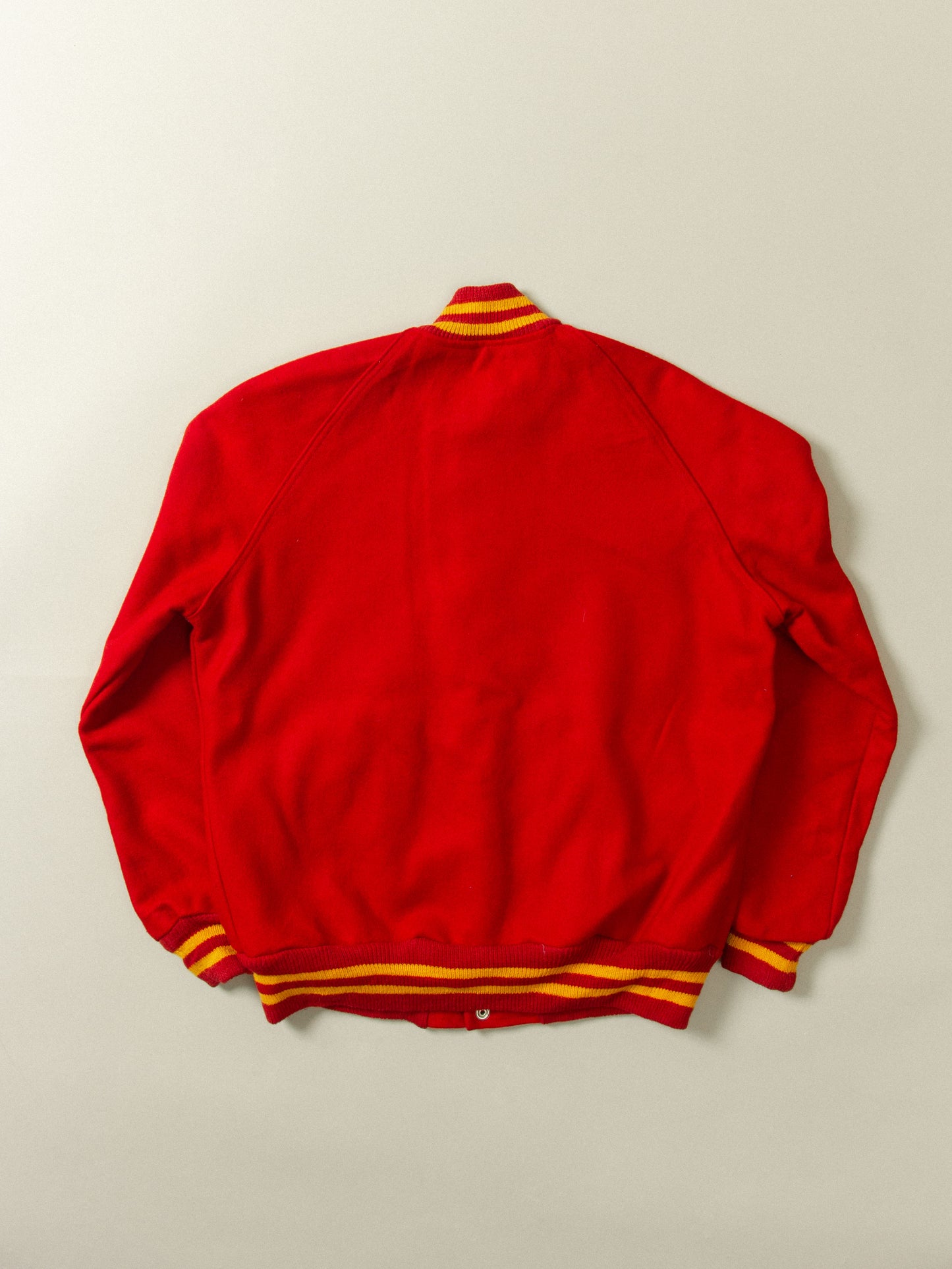 Vtg 1980s Wool Varsity Sports Jacket - Made in USA (M)