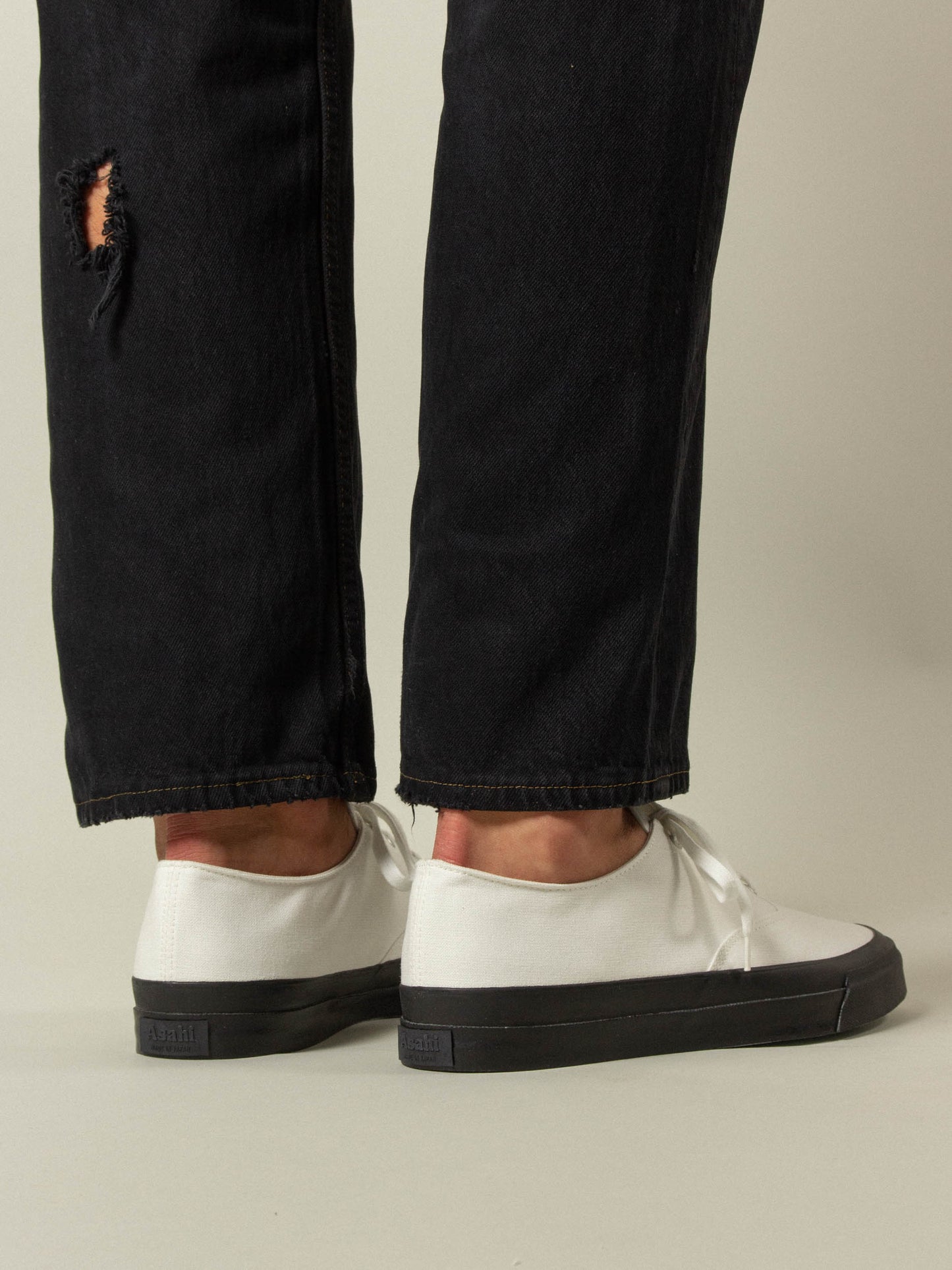 Asahi Deck Shoes -  Black Sole
