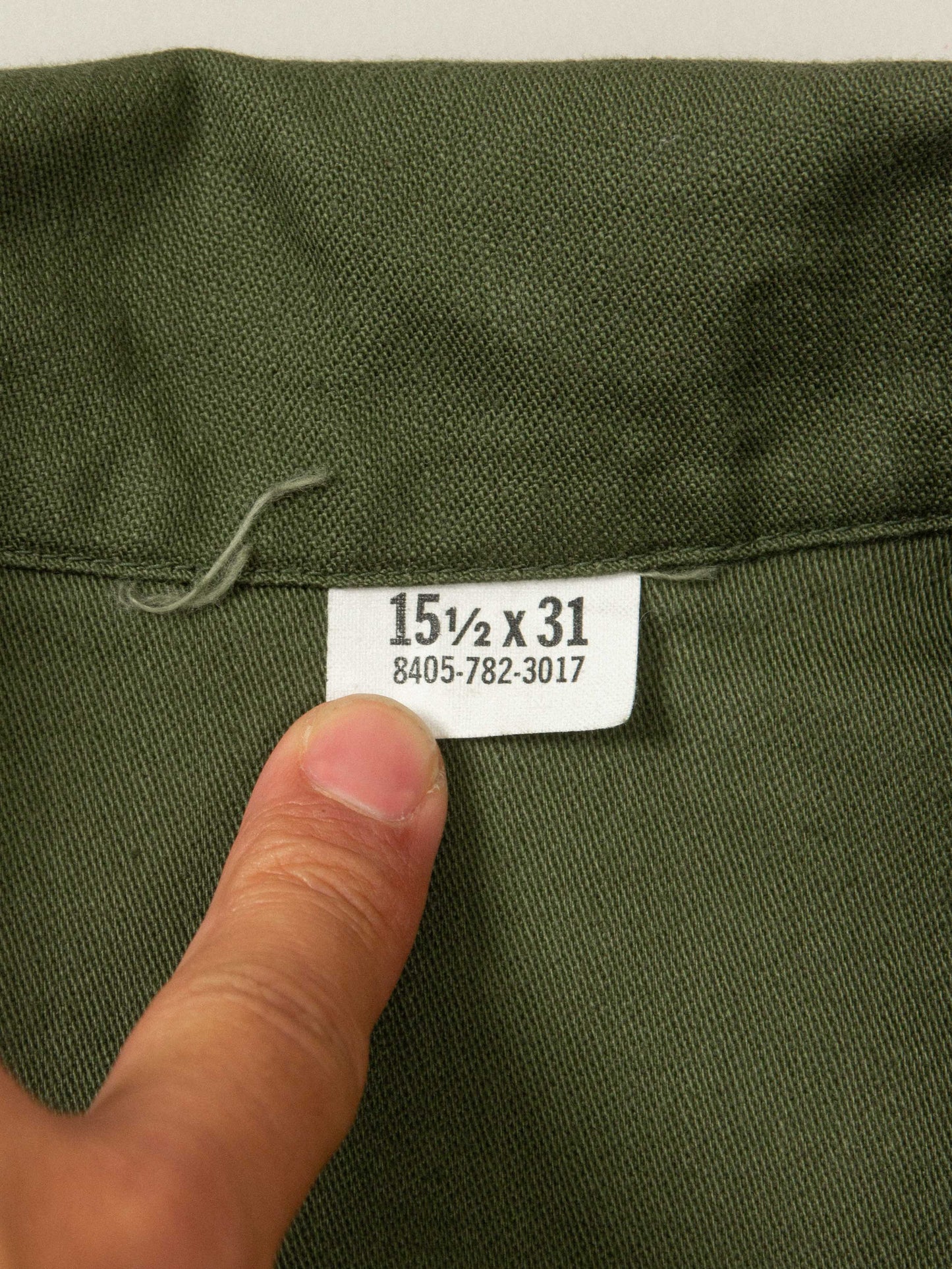 Deadstock US Army OG-107 Fatigue Shirt (M)