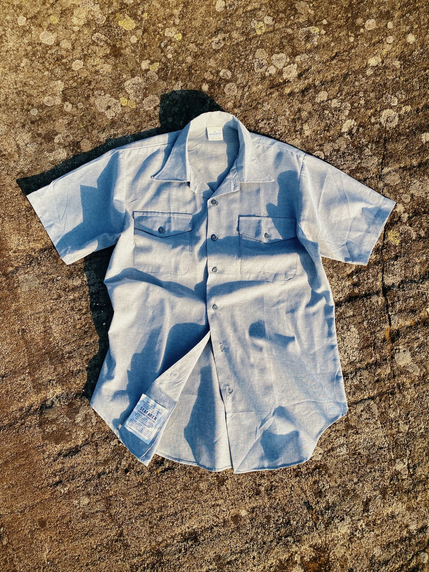 Vintage Deadstock US Made S-S Chambray Shirts